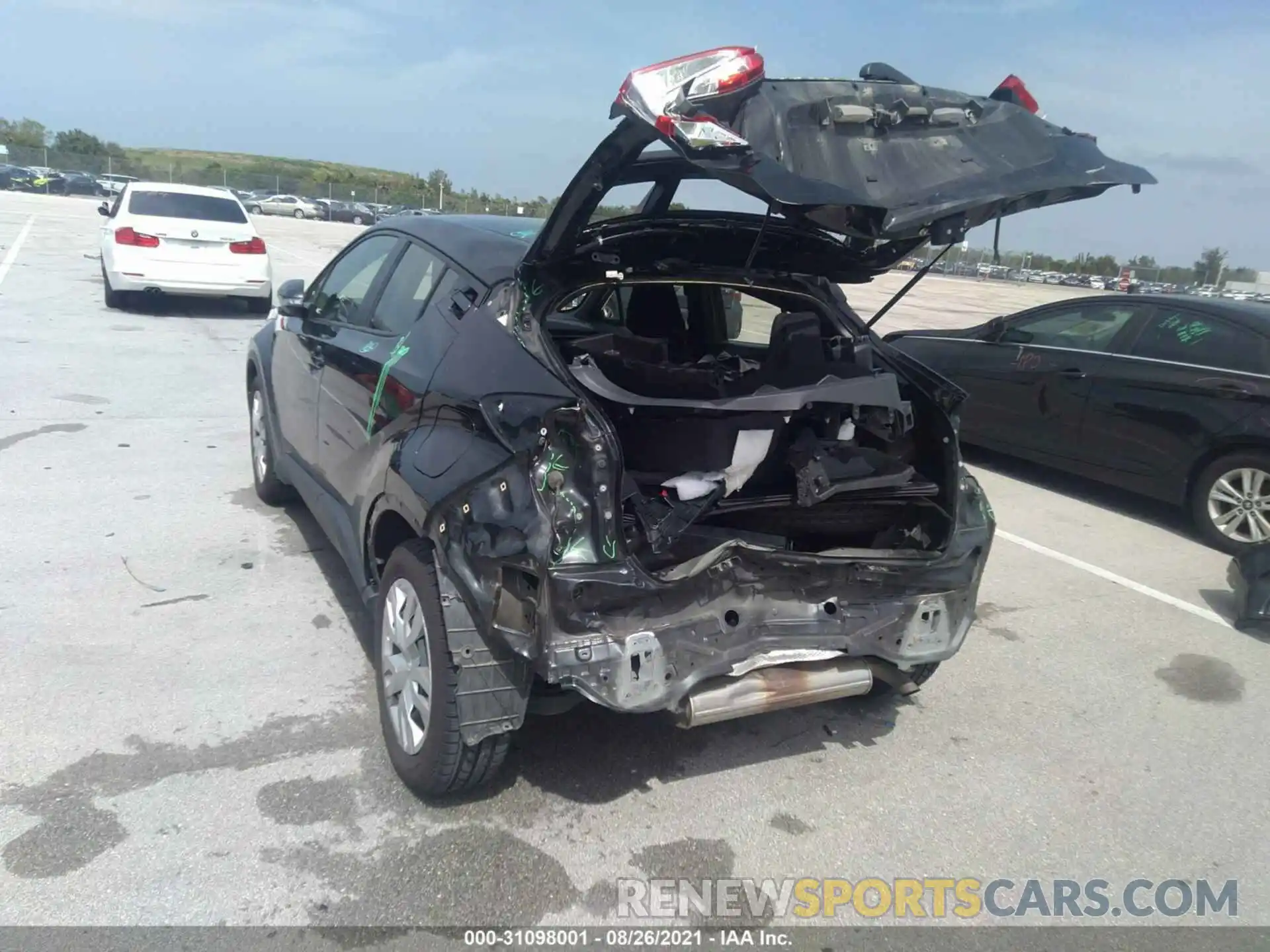 6 Photograph of a damaged car JTNKHMBX8K1012571 TOYOTA C-HR 2019