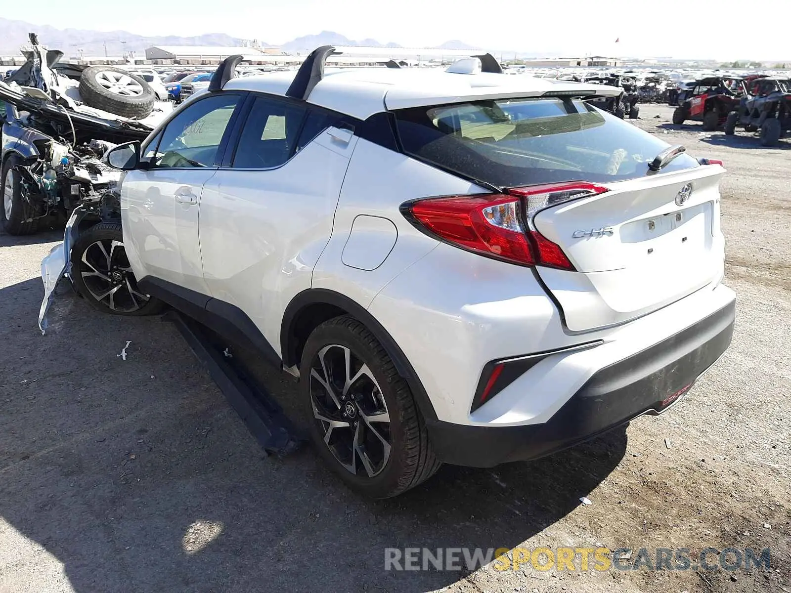 3 Photograph of a damaged car JTNKHMBX8K1014594 TOYOTA C-HR 2019