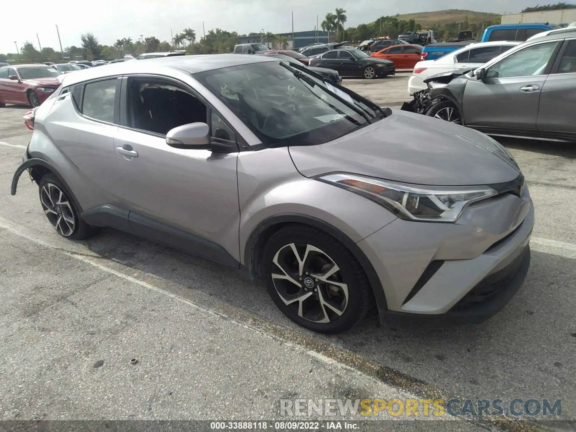 1 Photograph of a damaged car JTNKHMBX8K1015681 TOYOTA C-HR 2019