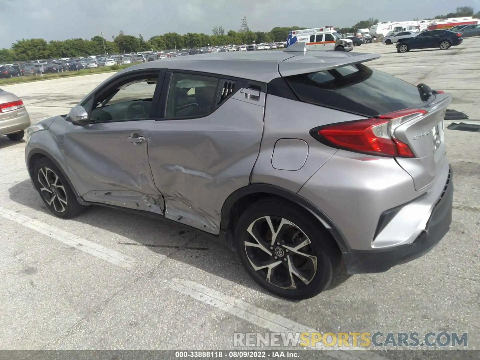 3 Photograph of a damaged car JTNKHMBX8K1015681 TOYOTA C-HR 2019