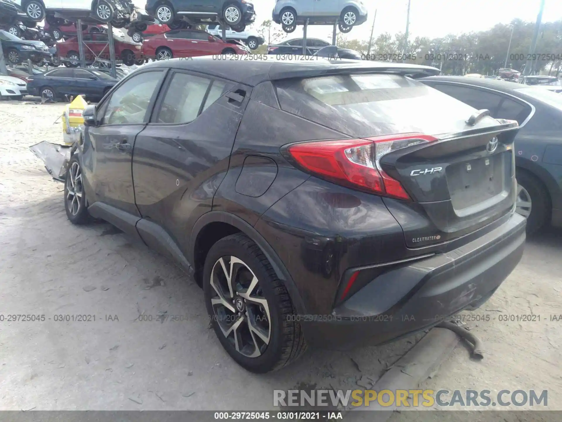 3 Photograph of a damaged car JTNKHMBX8K1017821 TOYOTA C-HR 2019