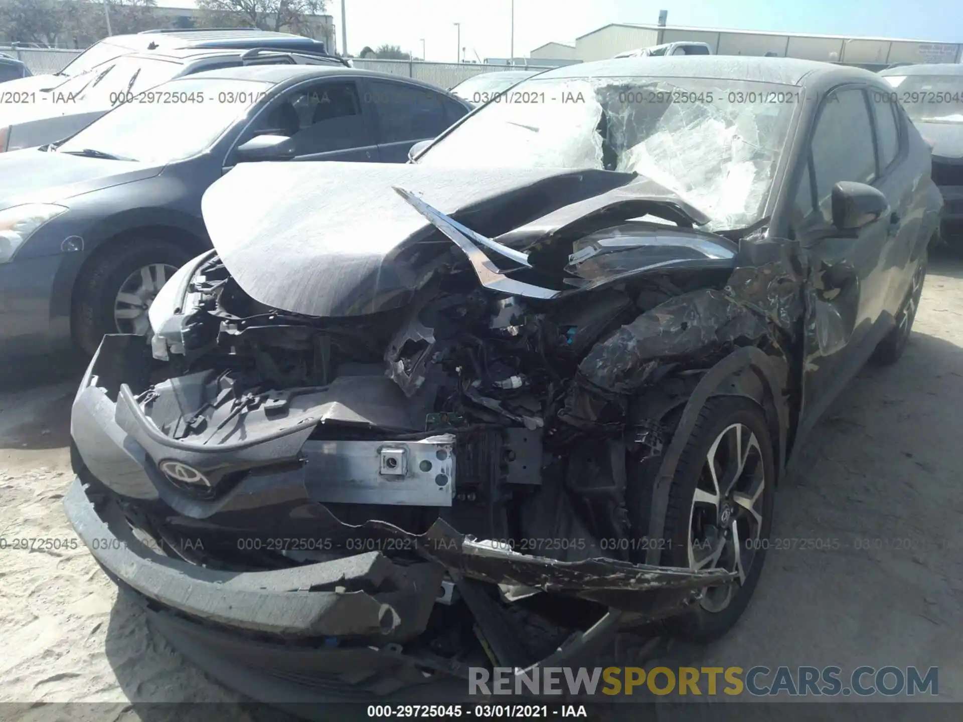 6 Photograph of a damaged car JTNKHMBX8K1017821 TOYOTA C-HR 2019