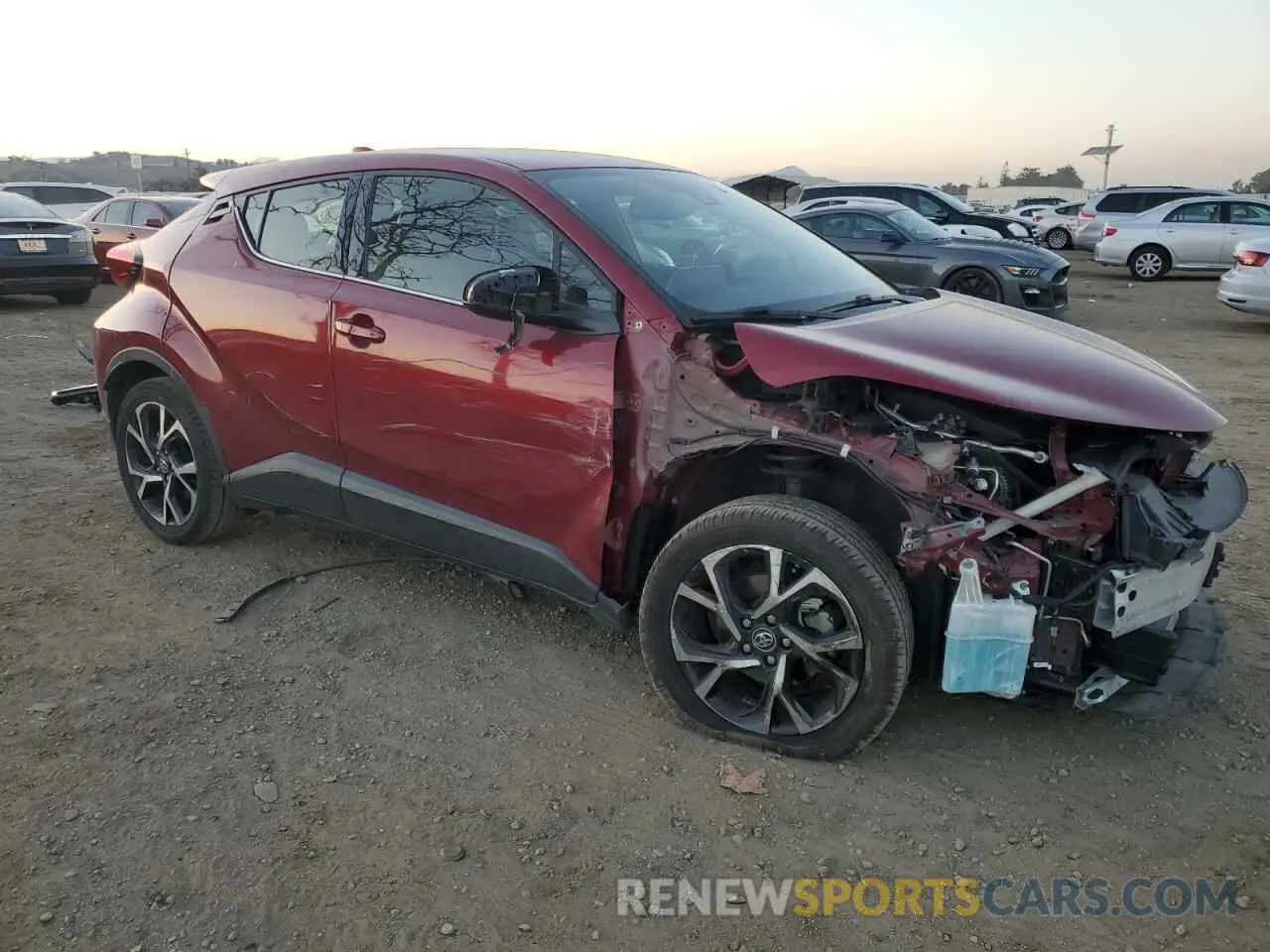 4 Photograph of a damaged car JTNKHMBX8K1017852 TOYOTA C-HR 2019
