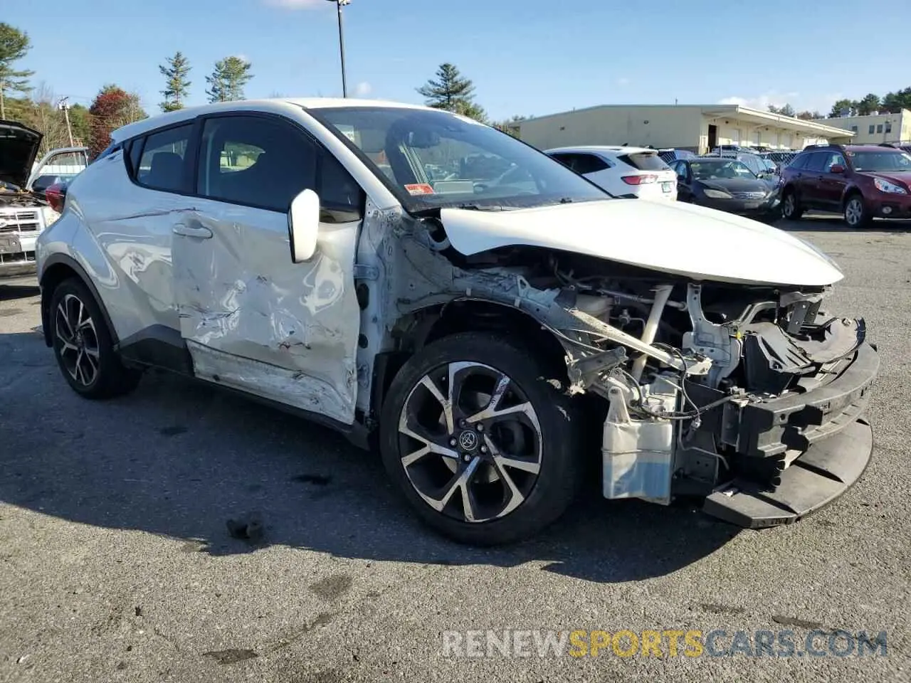 4 Photograph of a damaged car JTNKHMBX8K1019357 TOYOTA C-HR 2019