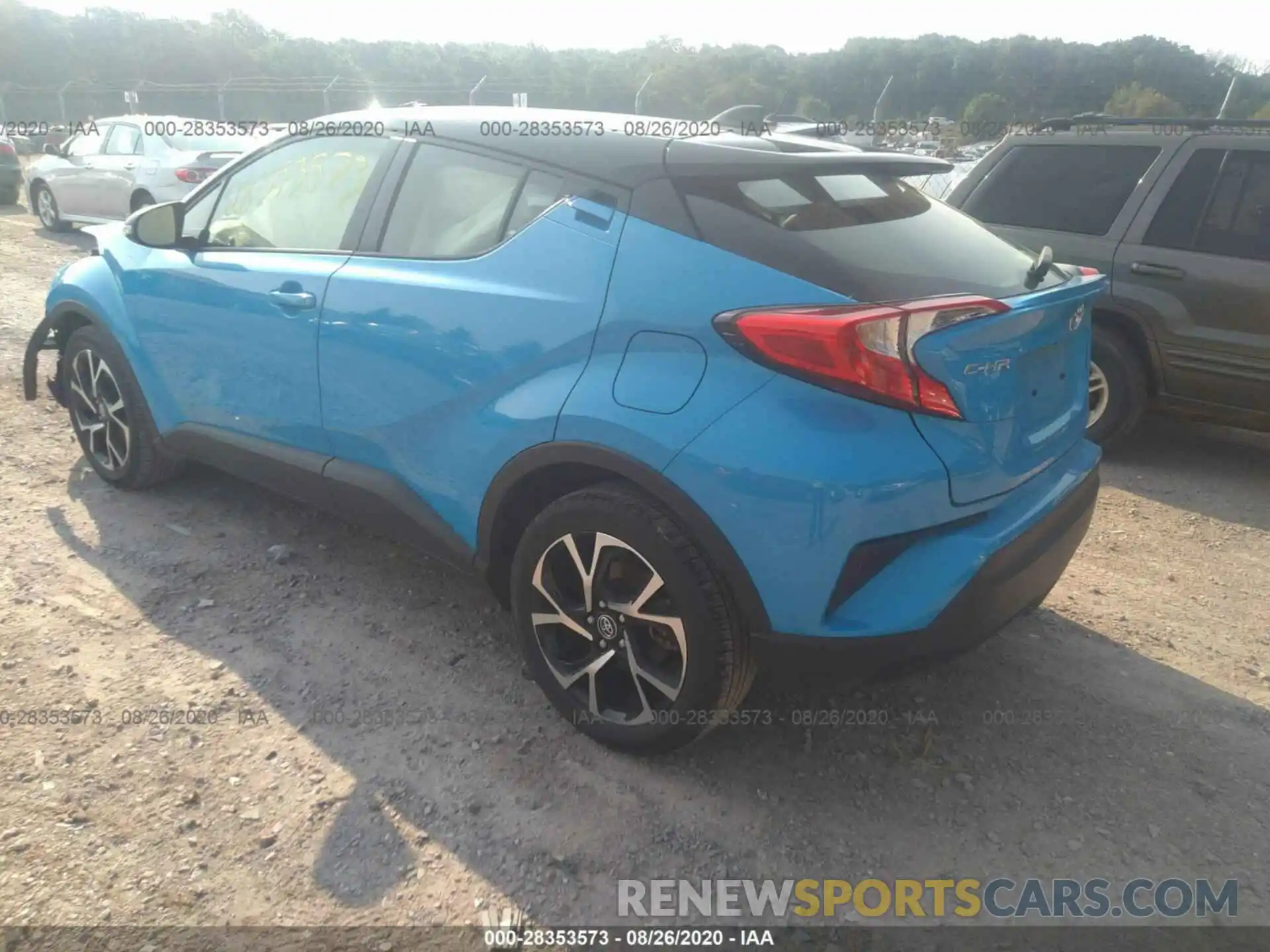 3 Photograph of a damaged car JTNKHMBX8K1020346 TOYOTA C-HR 2019