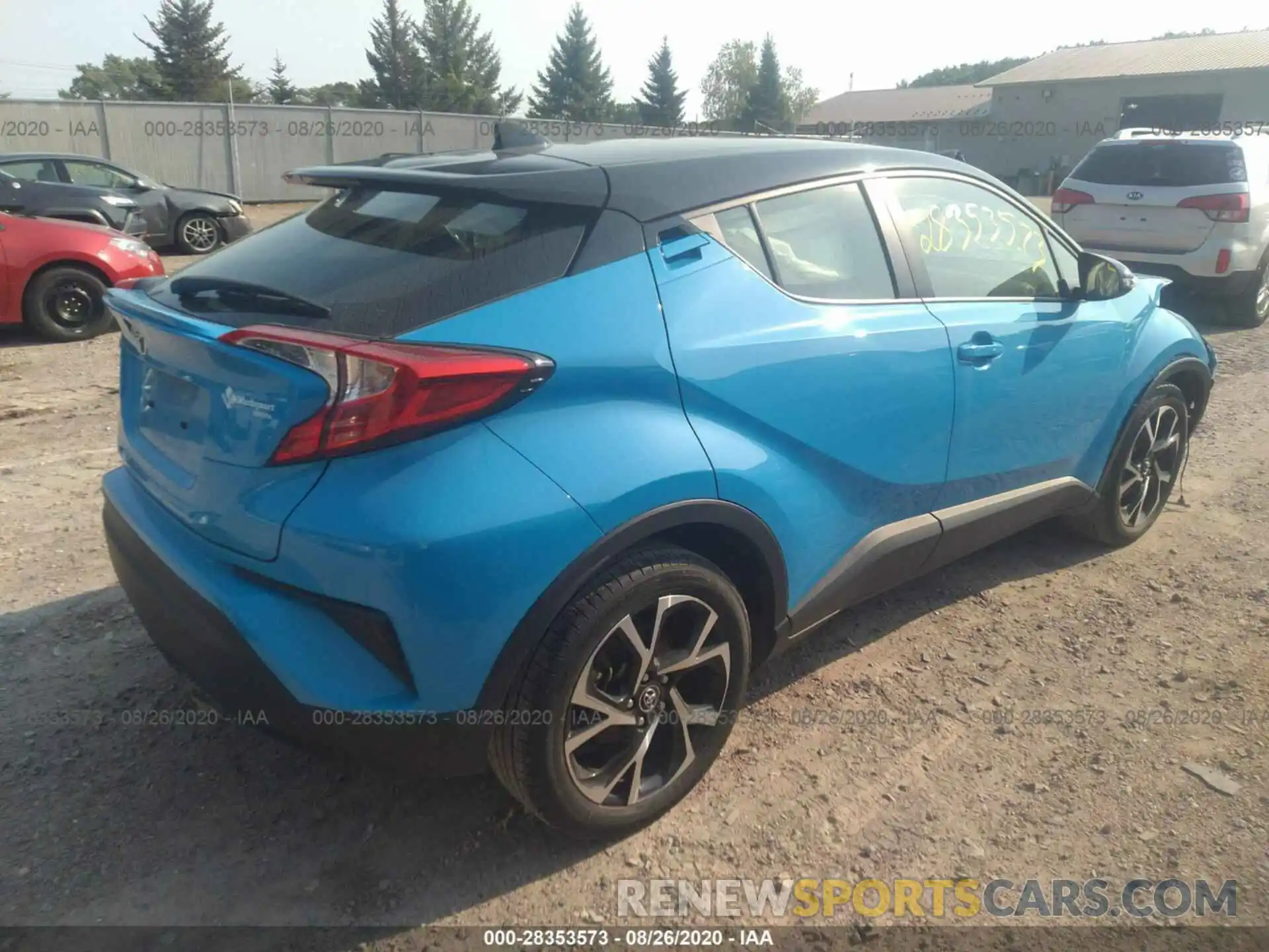 4 Photograph of a damaged car JTNKHMBX8K1020346 TOYOTA C-HR 2019