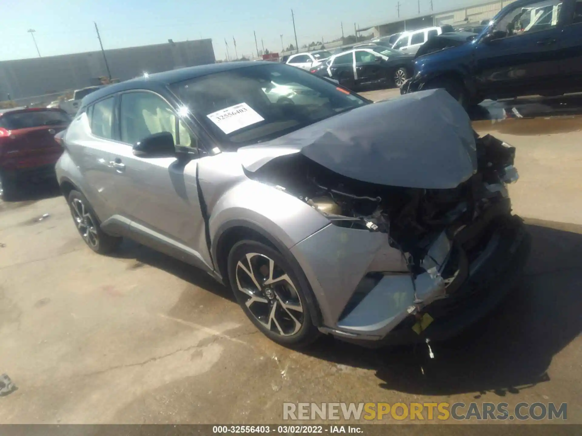 1 Photograph of a damaged car JTNKHMBX8K1020928 TOYOTA C-HR 2019