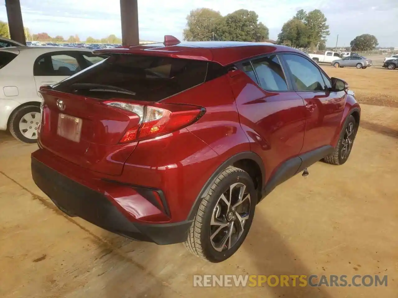 4 Photograph of a damaged car JTNKHMBX8K1020993 TOYOTA C-HR 2019