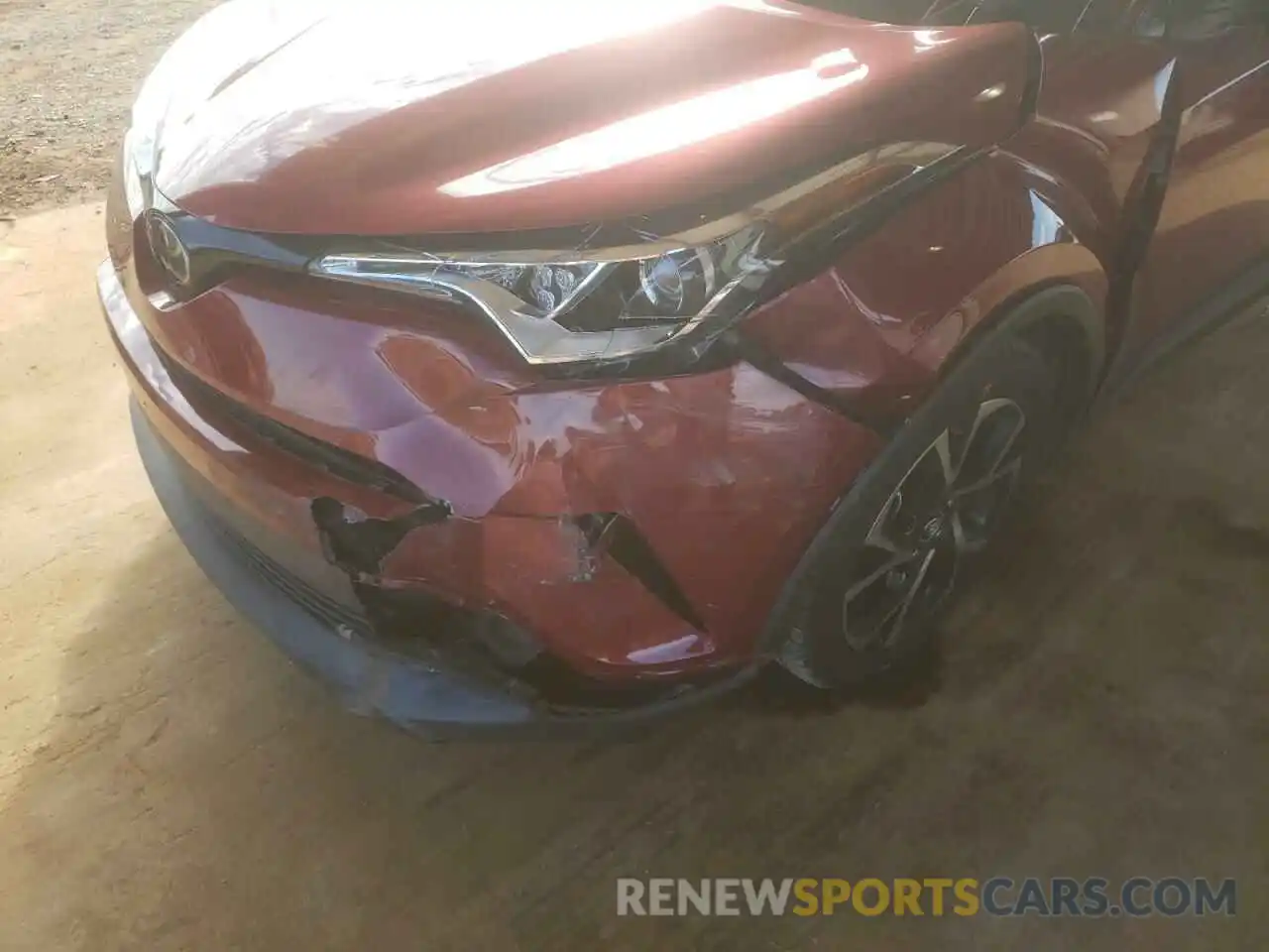 9 Photograph of a damaged car JTNKHMBX8K1020993 TOYOTA C-HR 2019