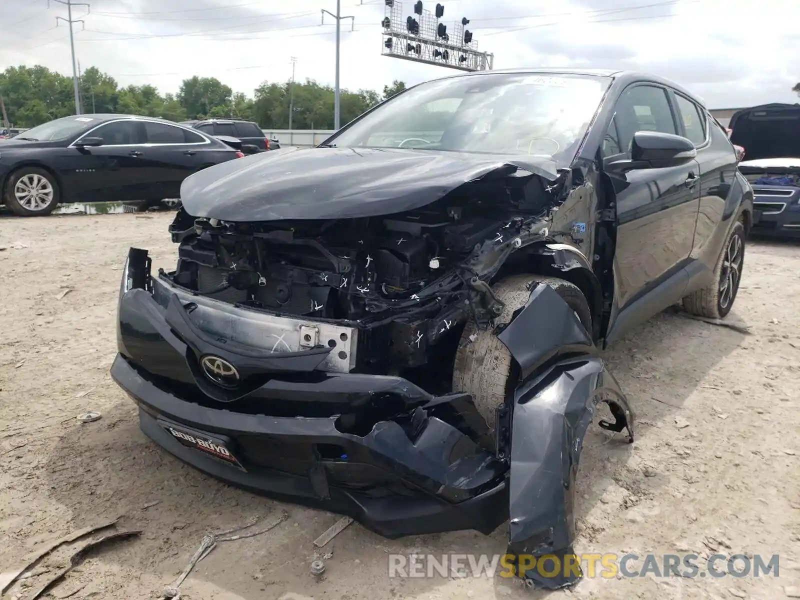 2 Photograph of a damaged car JTNKHMBX8K1024896 TOYOTA C-HR 2019