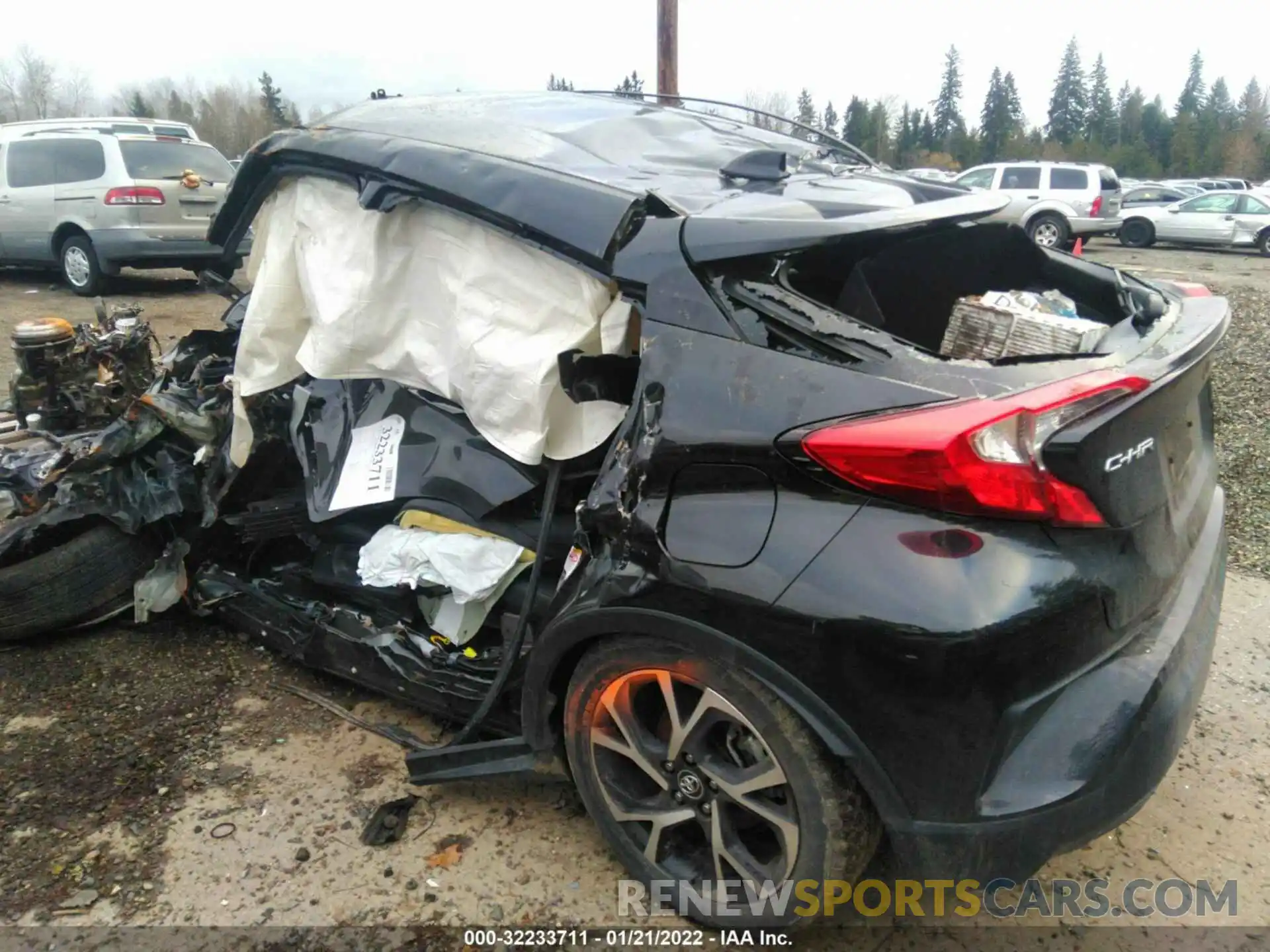 3 Photograph of a damaged car JTNKHMBX8K1025921 TOYOTA C-HR 2019