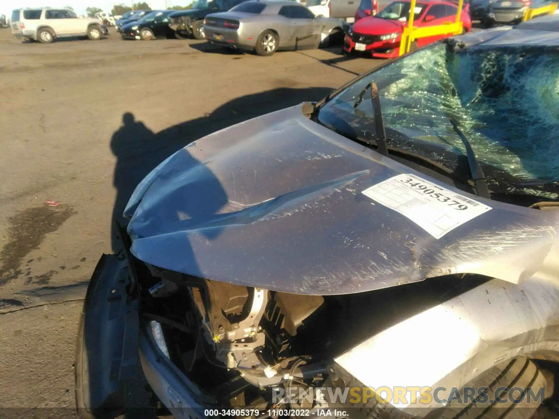 10 Photograph of a damaged car JTNKHMBX8K1027474 TOYOTA C-HR 2019