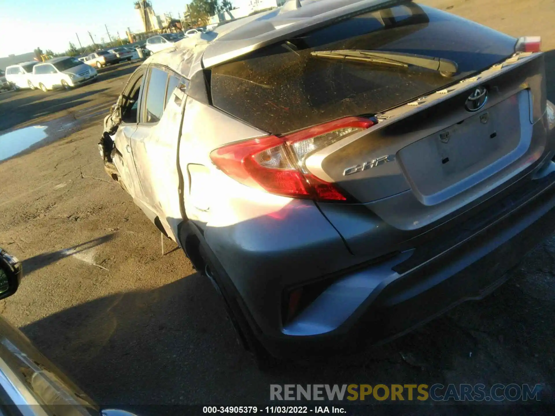 3 Photograph of a damaged car JTNKHMBX8K1027474 TOYOTA C-HR 2019