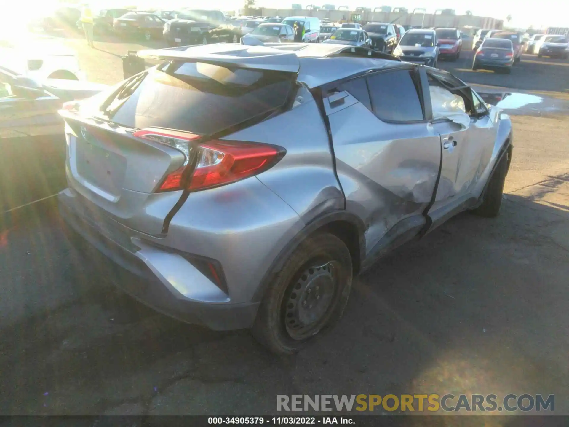 4 Photograph of a damaged car JTNKHMBX8K1027474 TOYOTA C-HR 2019