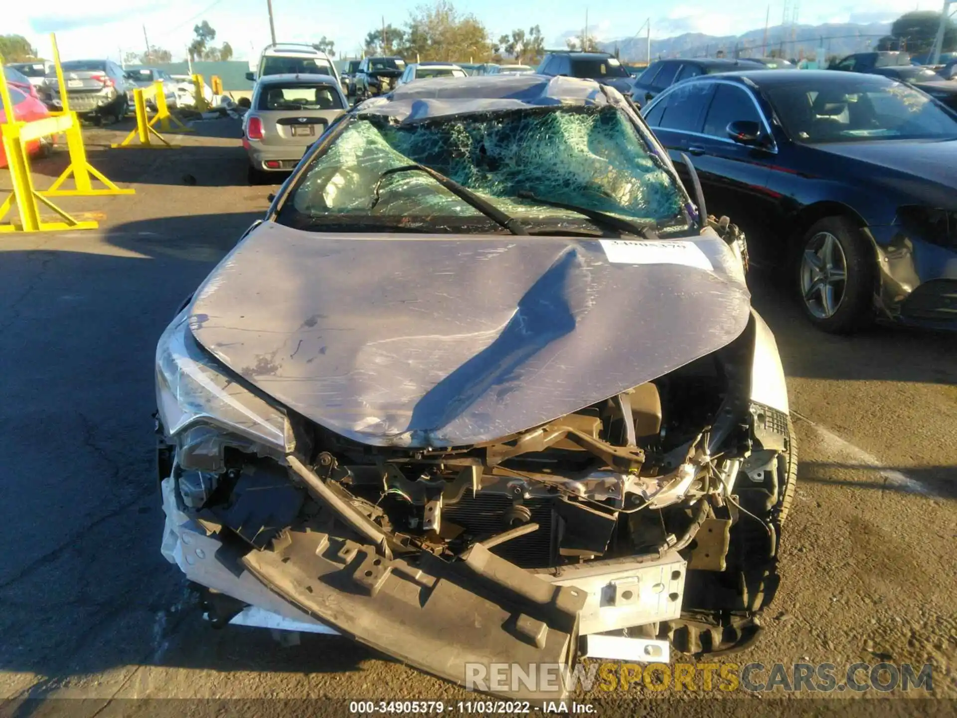 6 Photograph of a damaged car JTNKHMBX8K1027474 TOYOTA C-HR 2019