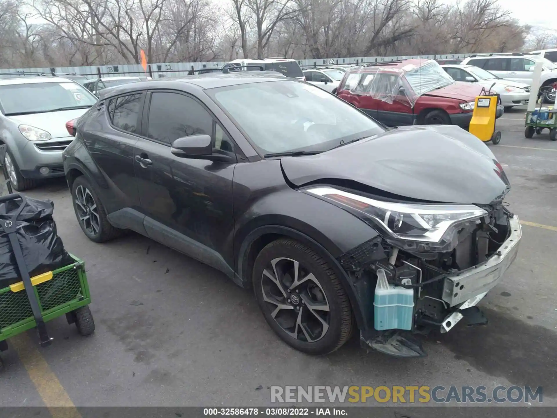 1 Photograph of a damaged car JTNKHMBX8K1029807 TOYOTA C-HR 2019