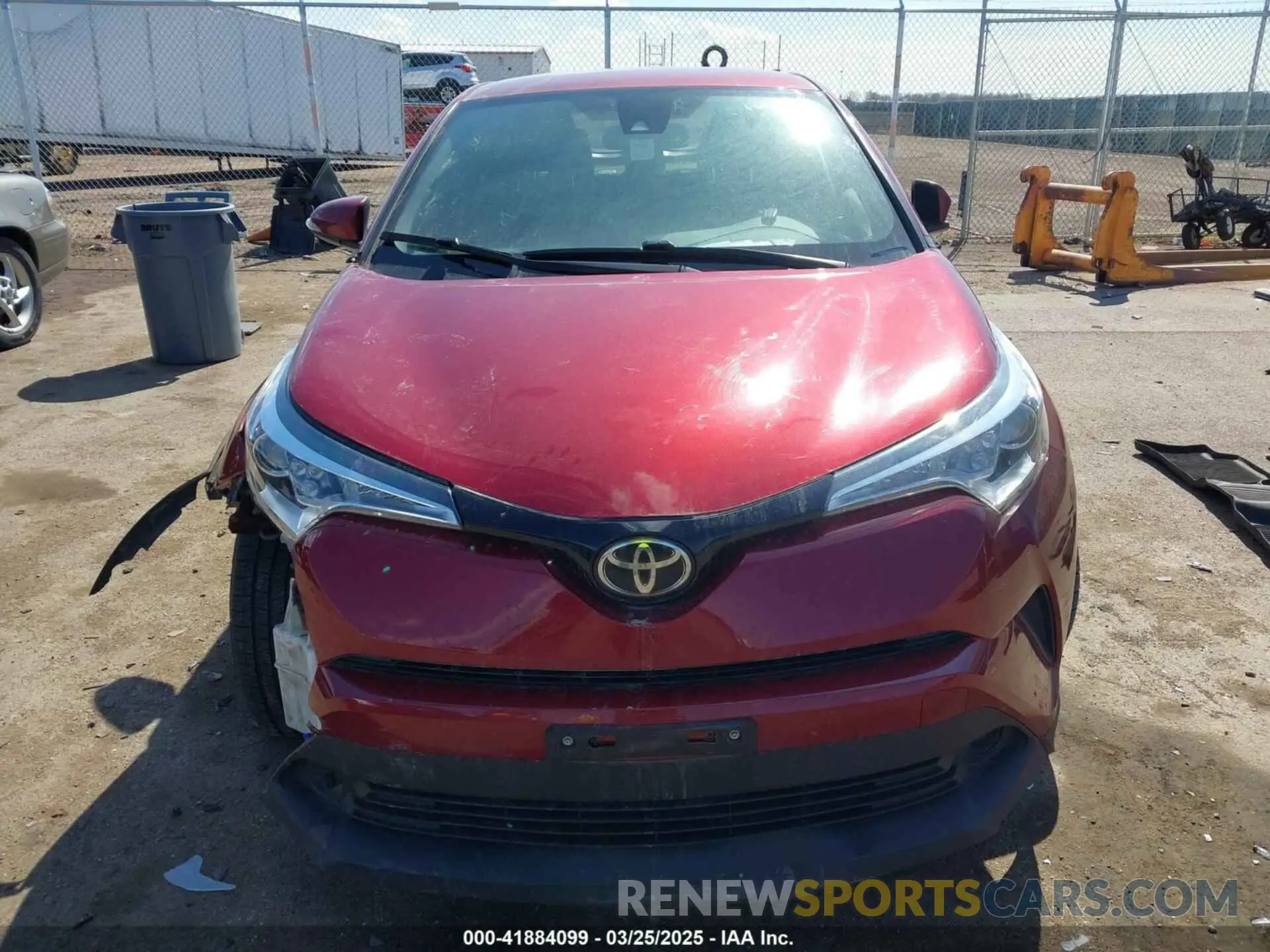12 Photograph of a damaged car JTNKHMBX8K1031802 TOYOTA C-HR 2019
