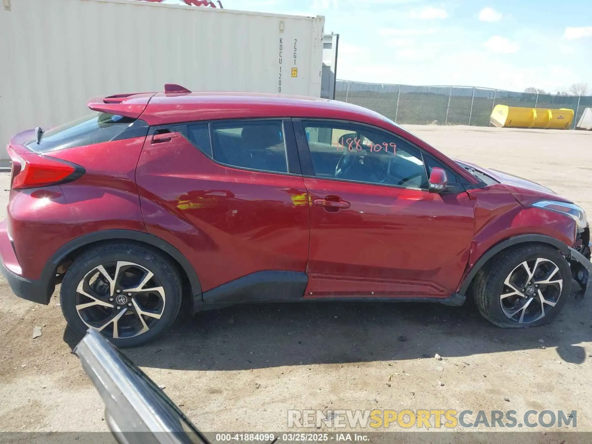13 Photograph of a damaged car JTNKHMBX8K1031802 TOYOTA C-HR 2019