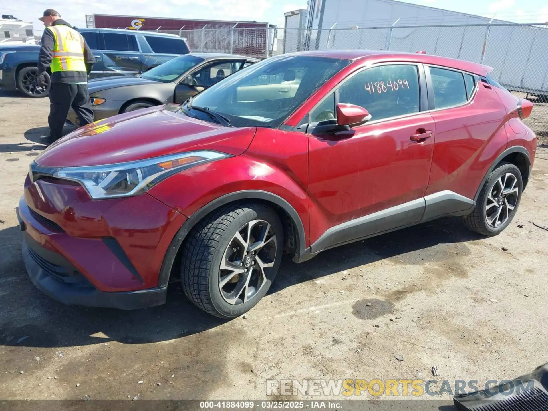 2 Photograph of a damaged car JTNKHMBX8K1031802 TOYOTA C-HR 2019