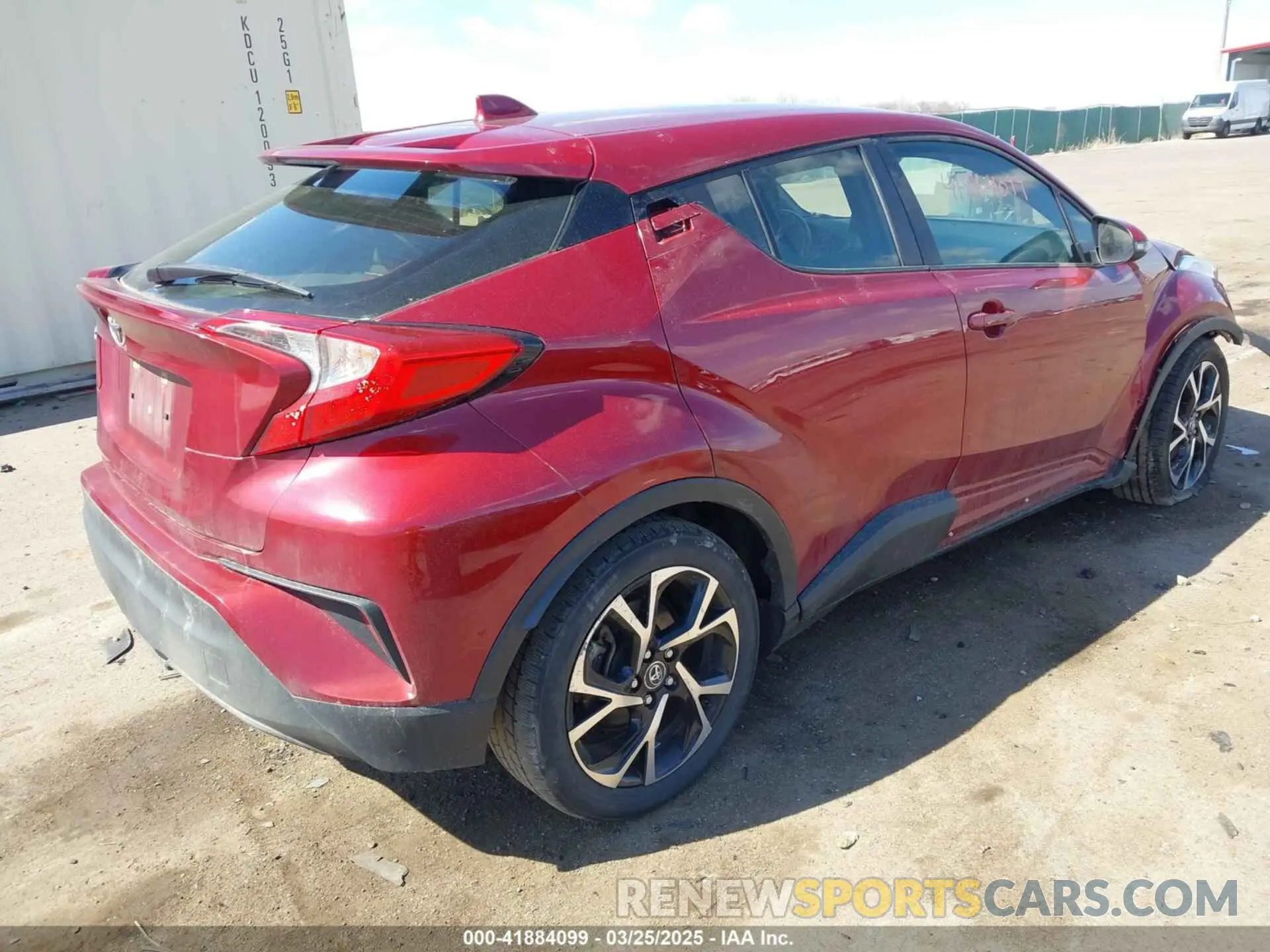 4 Photograph of a damaged car JTNKHMBX8K1031802 TOYOTA C-HR 2019