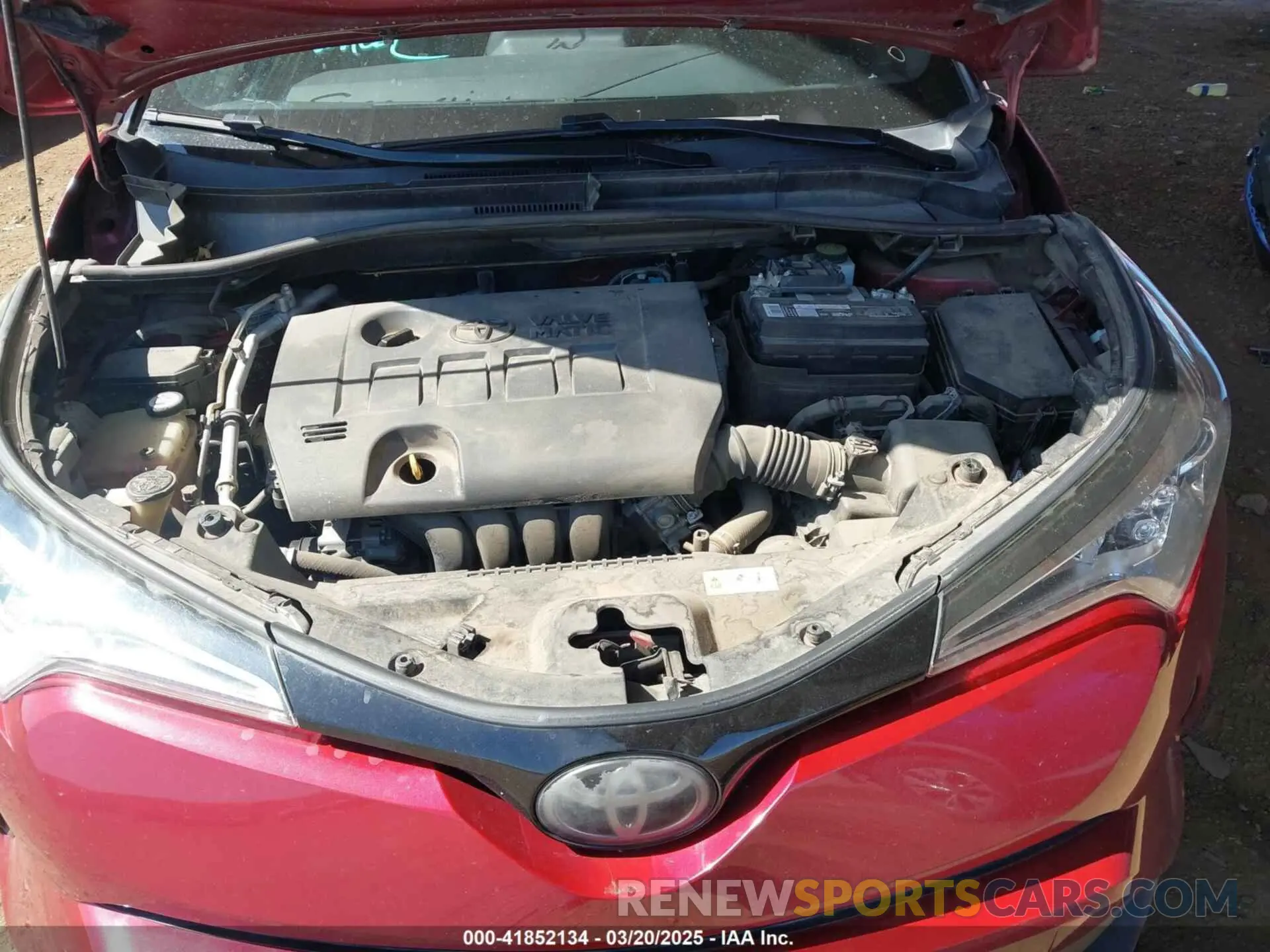 10 Photograph of a damaged car JTNKHMBX8K1032206 TOYOTA C-HR 2019