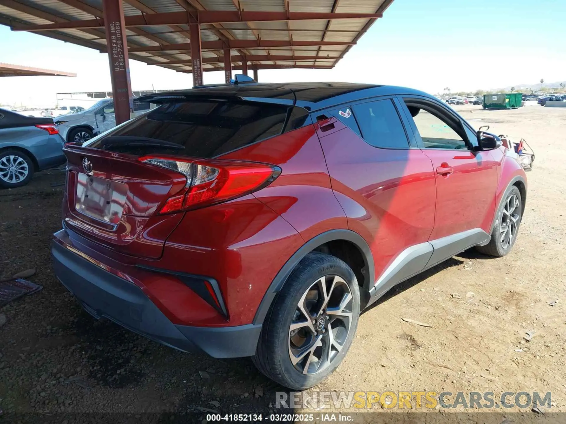 4 Photograph of a damaged car JTNKHMBX8K1032206 TOYOTA C-HR 2019