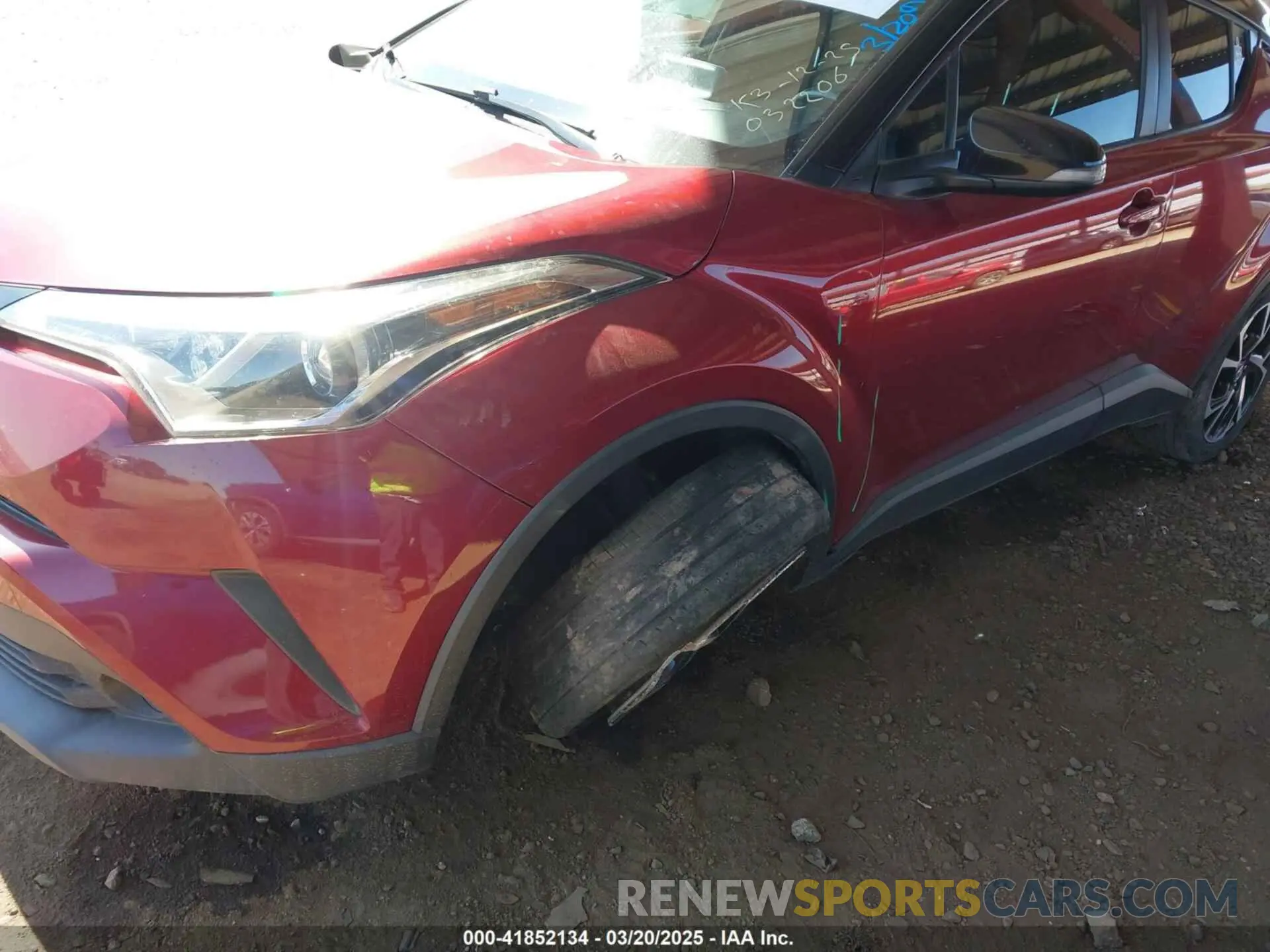 6 Photograph of a damaged car JTNKHMBX8K1032206 TOYOTA C-HR 2019