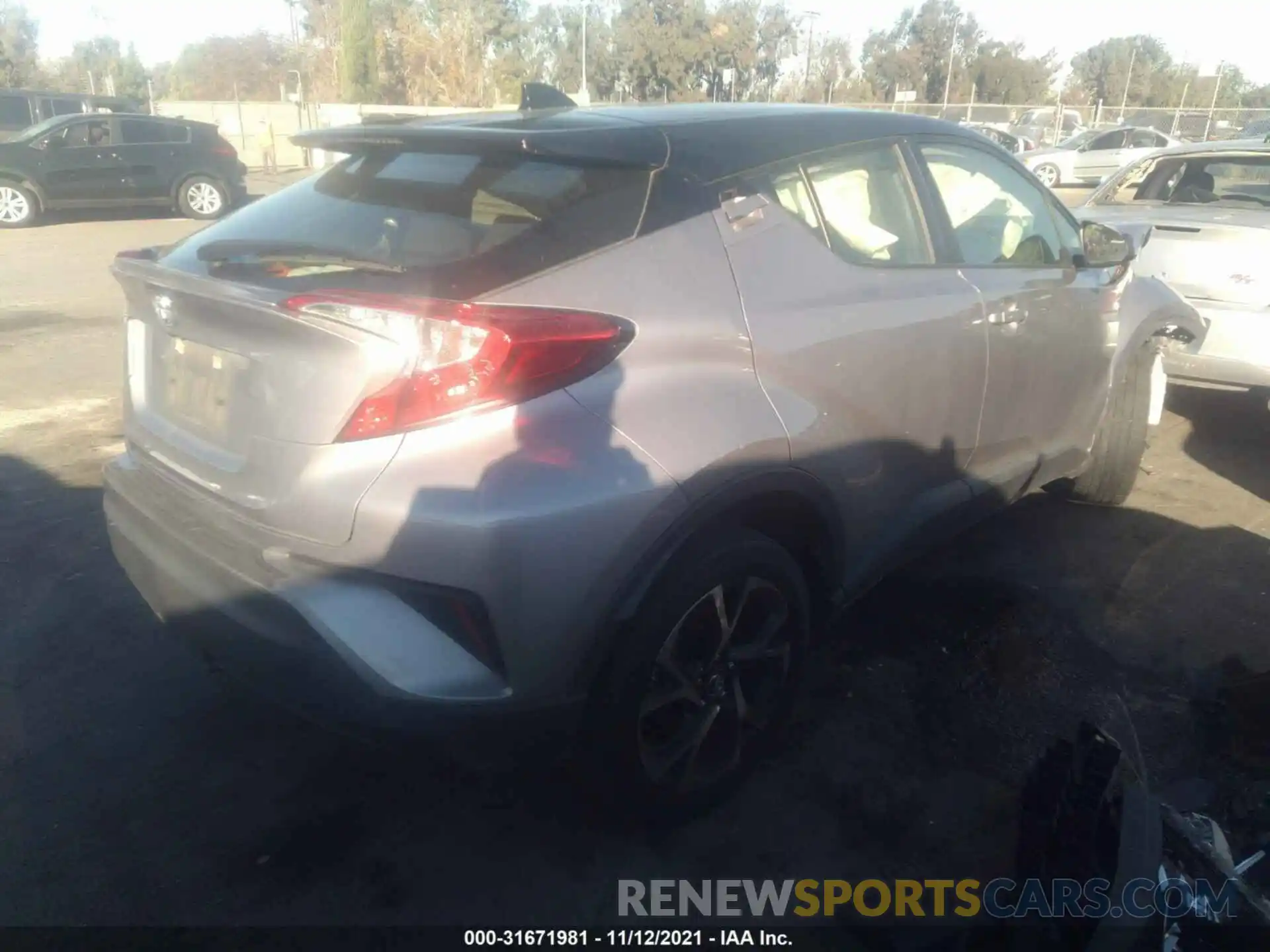 4 Photograph of a damaged car JTNKHMBX8K1033422 TOYOTA C-HR 2019