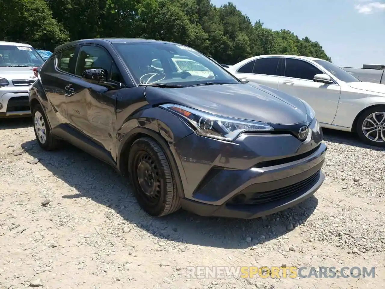 1 Photograph of a damaged car JTNKHMBX8K1035395 TOYOTA C-HR 2019