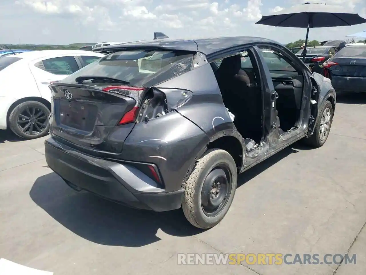 4 Photograph of a damaged car JTNKHMBX8K1035414 TOYOTA C-HR 2019