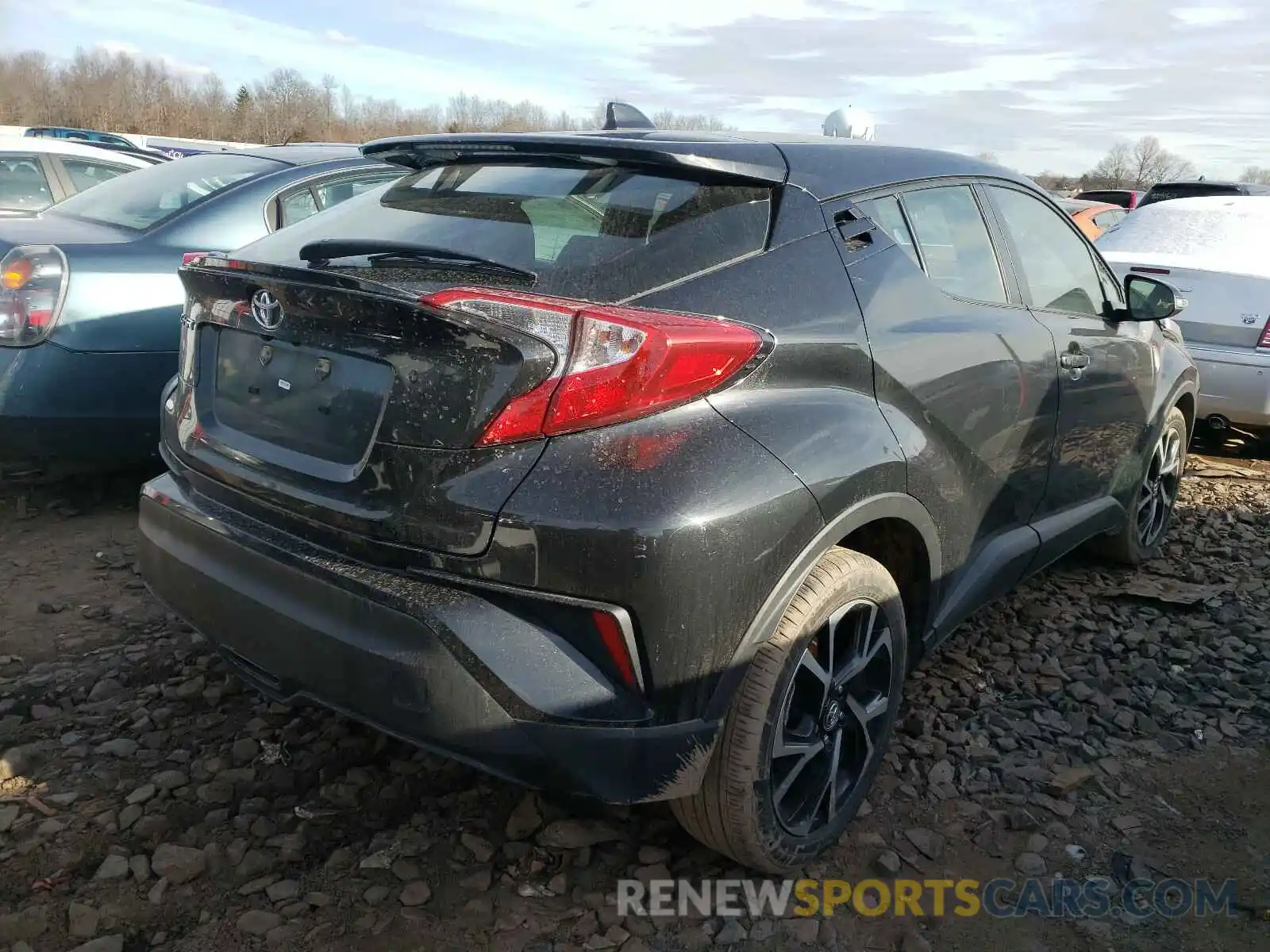 4 Photograph of a damaged car JTNKHMBX8K1035574 TOYOTA C-HR 2019