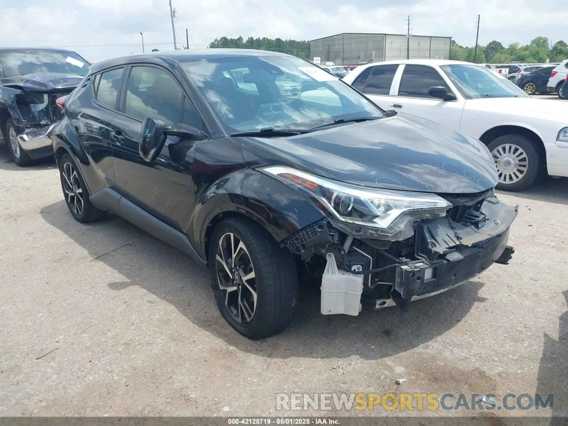 1 Photograph of a damaged car JTNKHMBX8K1036868 TOYOTA C-HR 2019