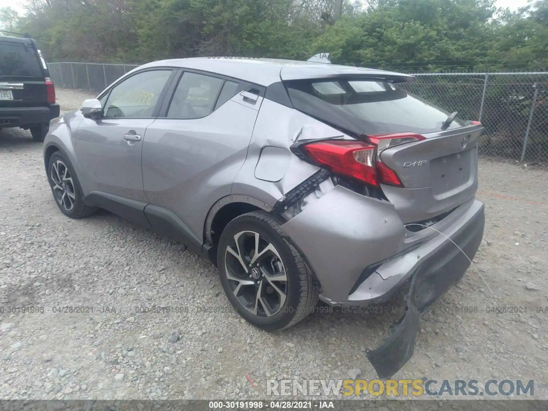 3 Photograph of a damaged car JTNKHMBX8K1038524 TOYOTA C-HR 2019