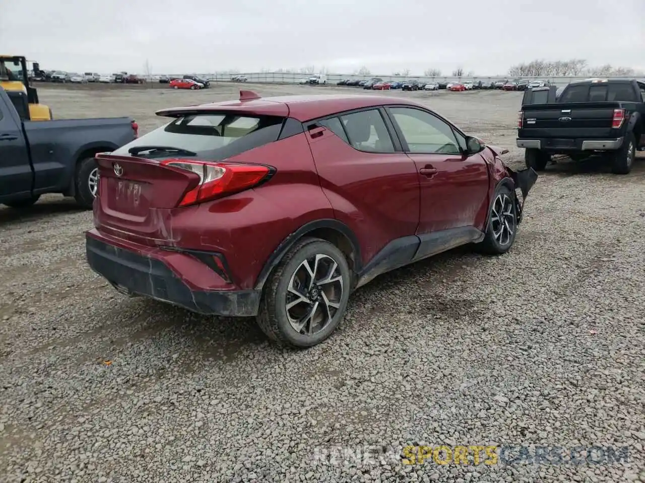 4 Photograph of a damaged car JTNKHMBX8K1039737 TOYOTA C-HR 2019