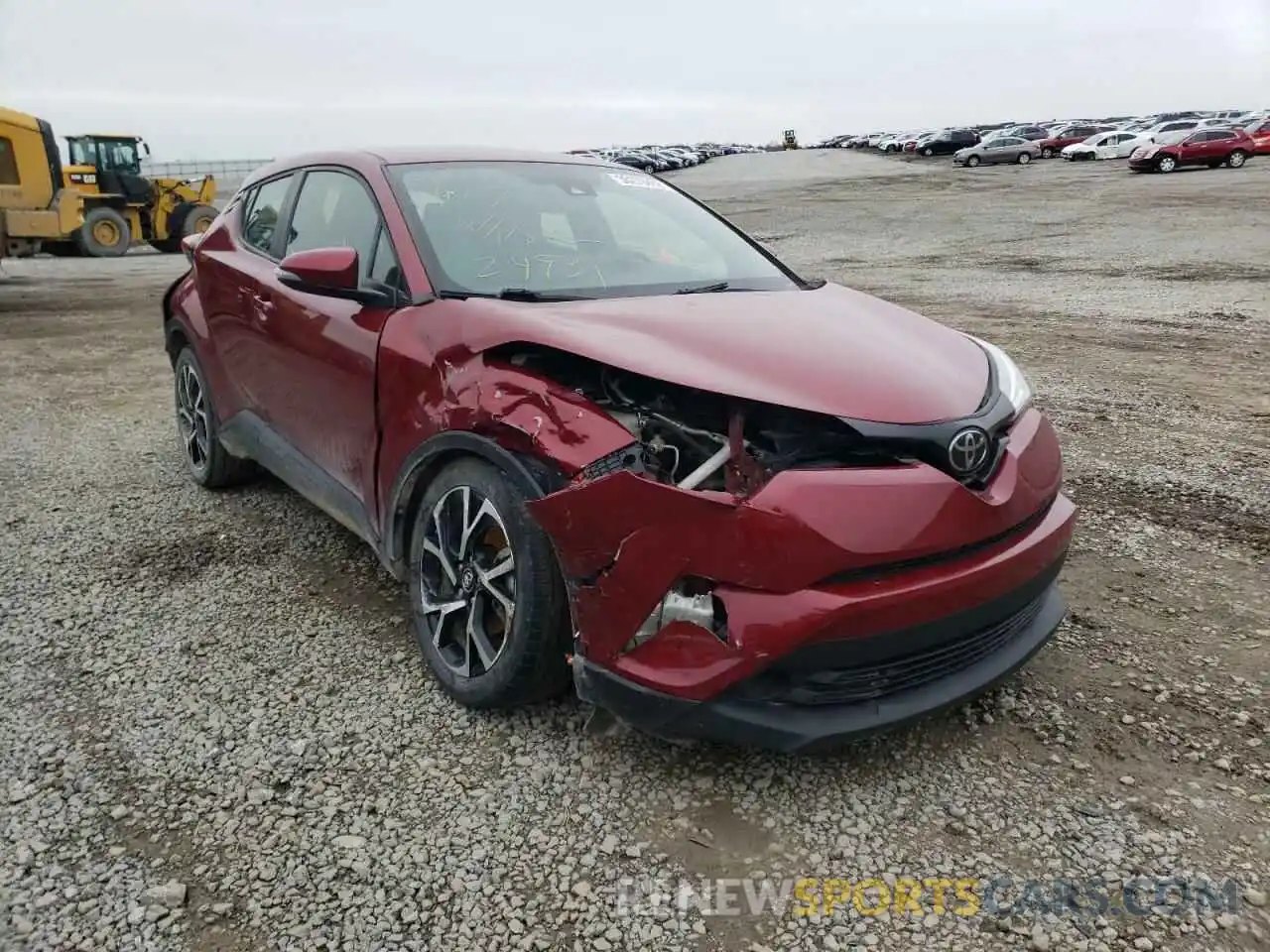 9 Photograph of a damaged car JTNKHMBX8K1039737 TOYOTA C-HR 2019