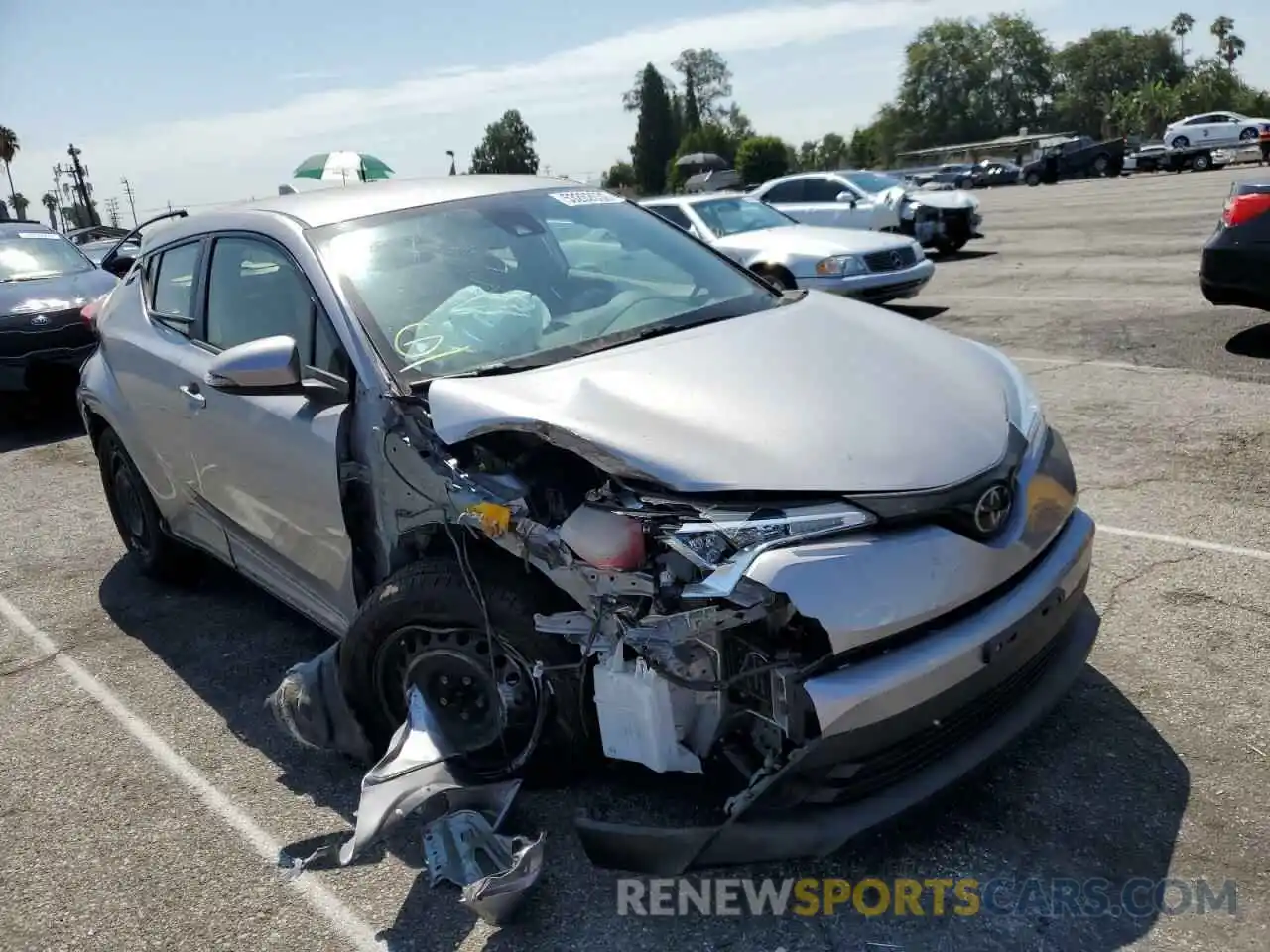 1 Photograph of a damaged car JTNKHMBX8K1039818 TOYOTA C-HR 2019