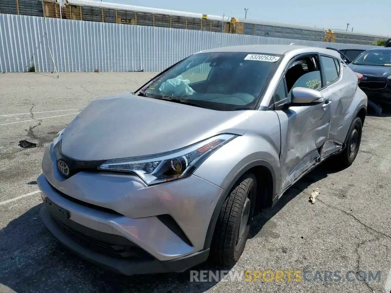 2 Photograph of a damaged car JTNKHMBX8K1039818 TOYOTA C-HR 2019