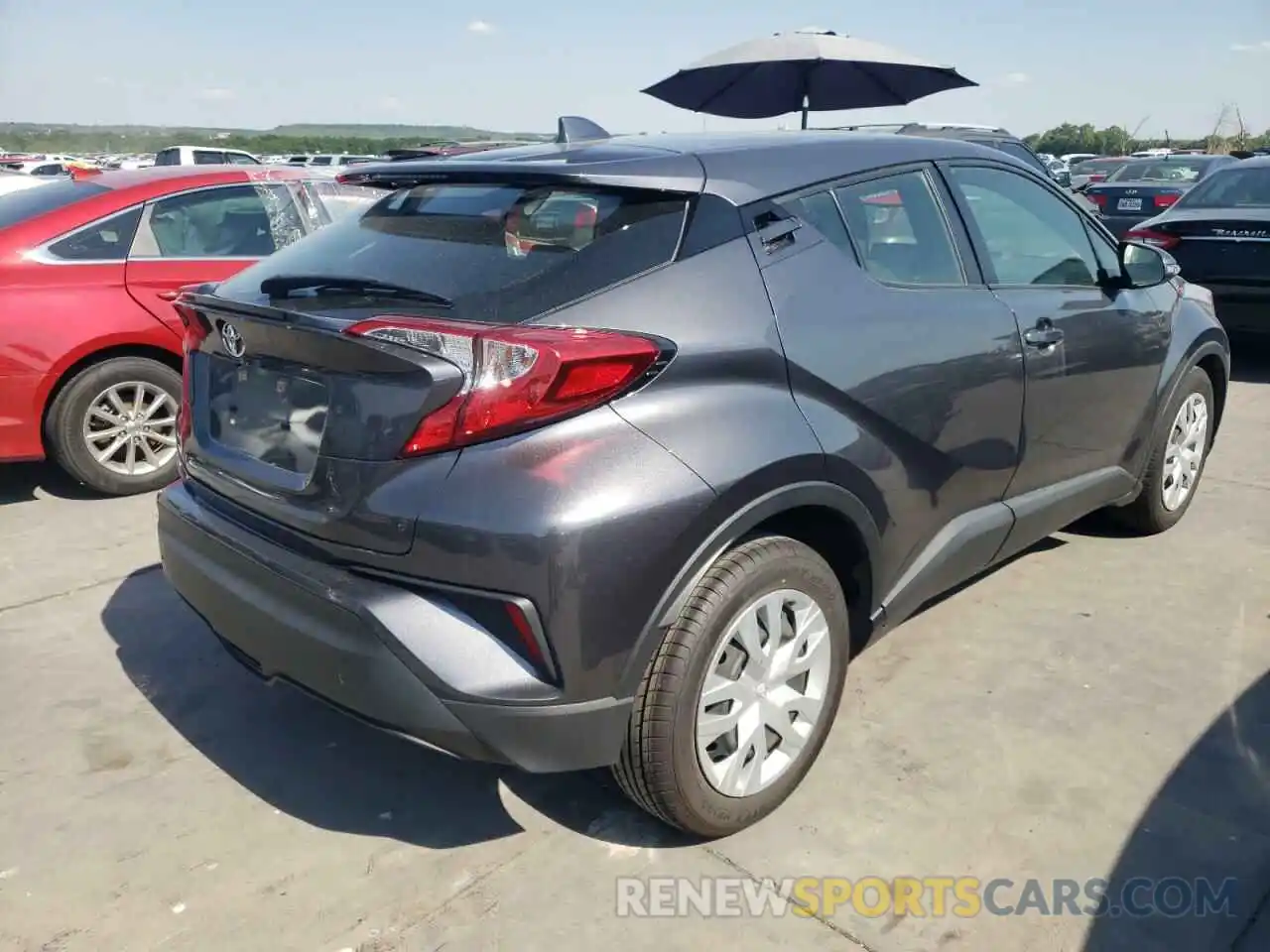 4 Photograph of a damaged car JTNKHMBX8K1041200 TOYOTA C-HR 2019