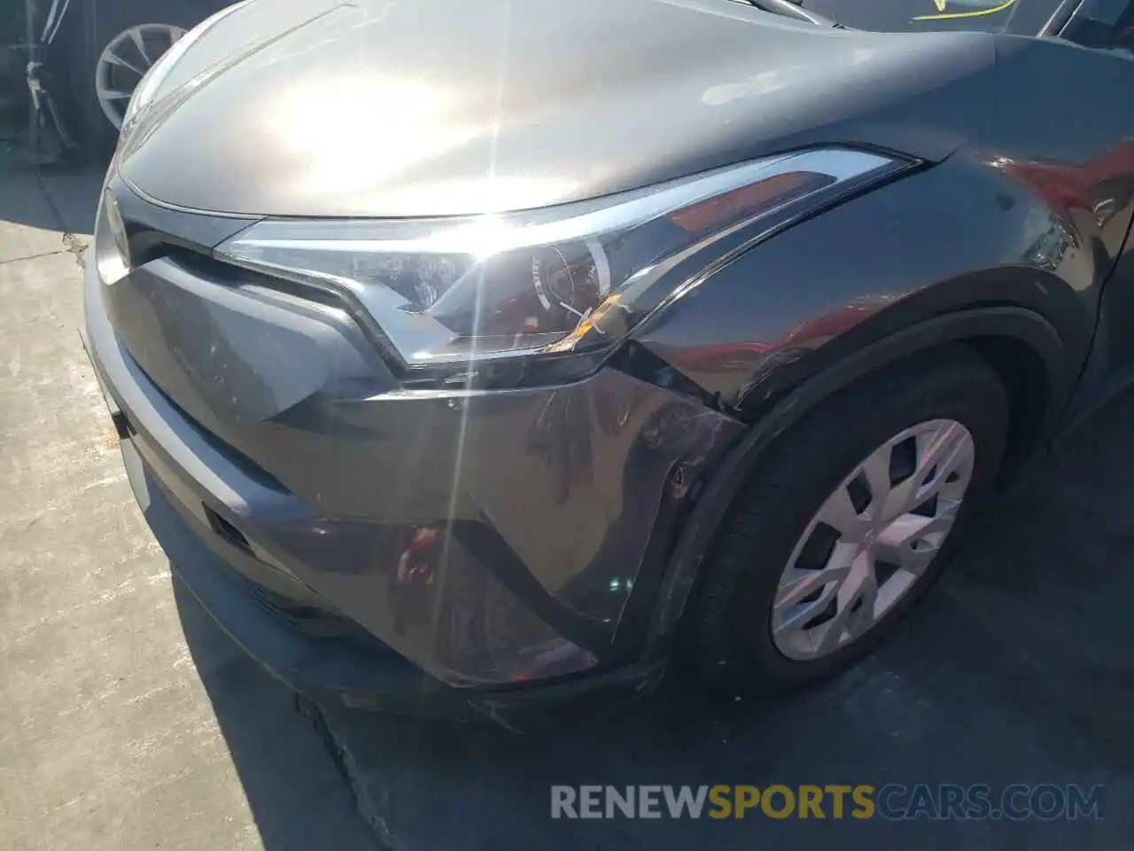 9 Photograph of a damaged car JTNKHMBX8K1041200 TOYOTA C-HR 2019