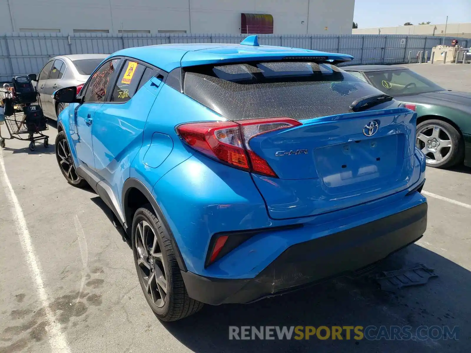 3 Photograph of a damaged car JTNKHMBX8K1043772 TOYOTA C-HR 2019