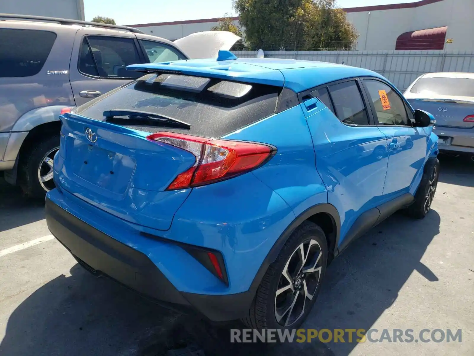 4 Photograph of a damaged car JTNKHMBX8K1043772 TOYOTA C-HR 2019