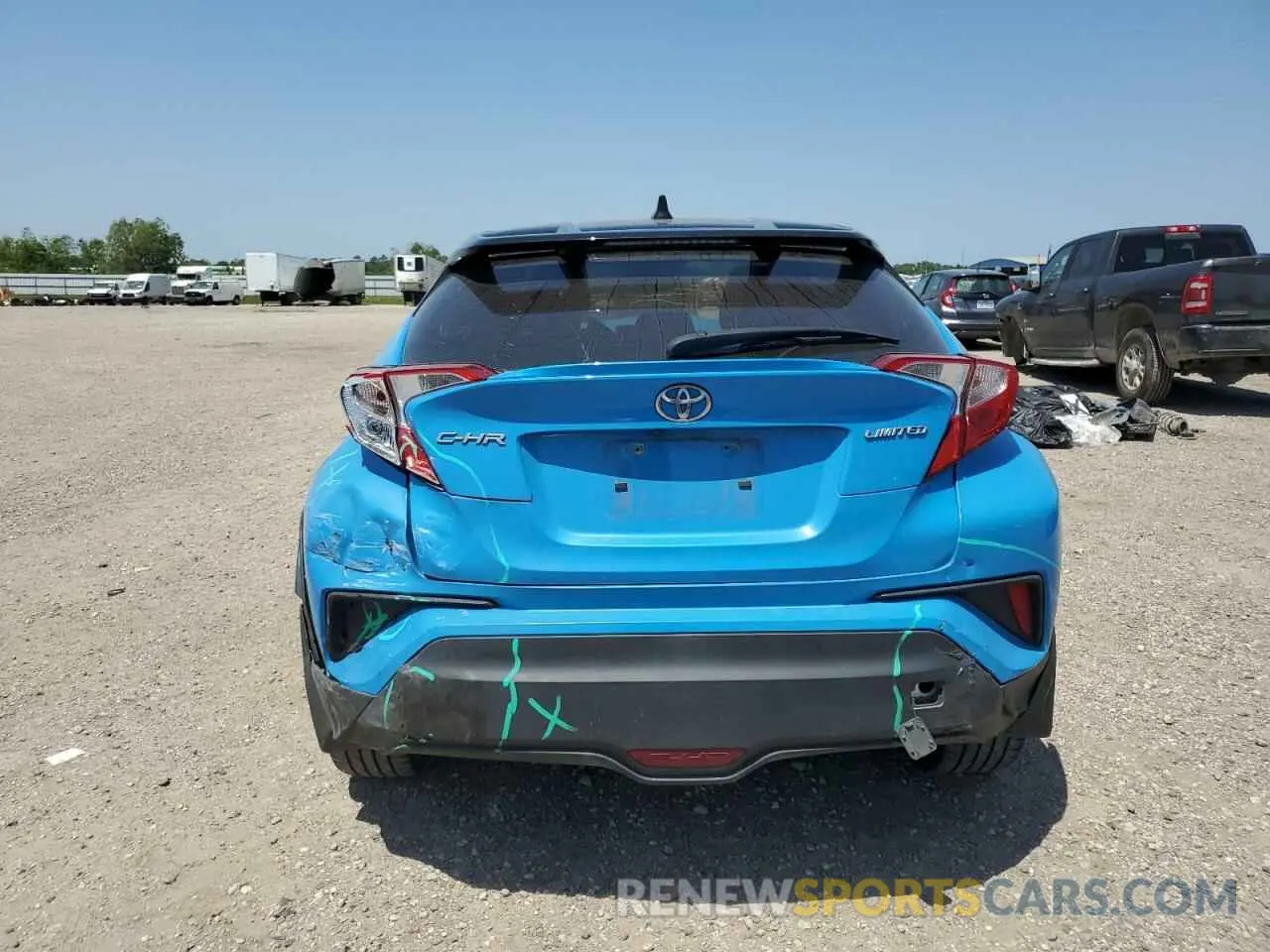 6 Photograph of a damaged car JTNKHMBX8K1044226 TOYOTA C-HR 2019