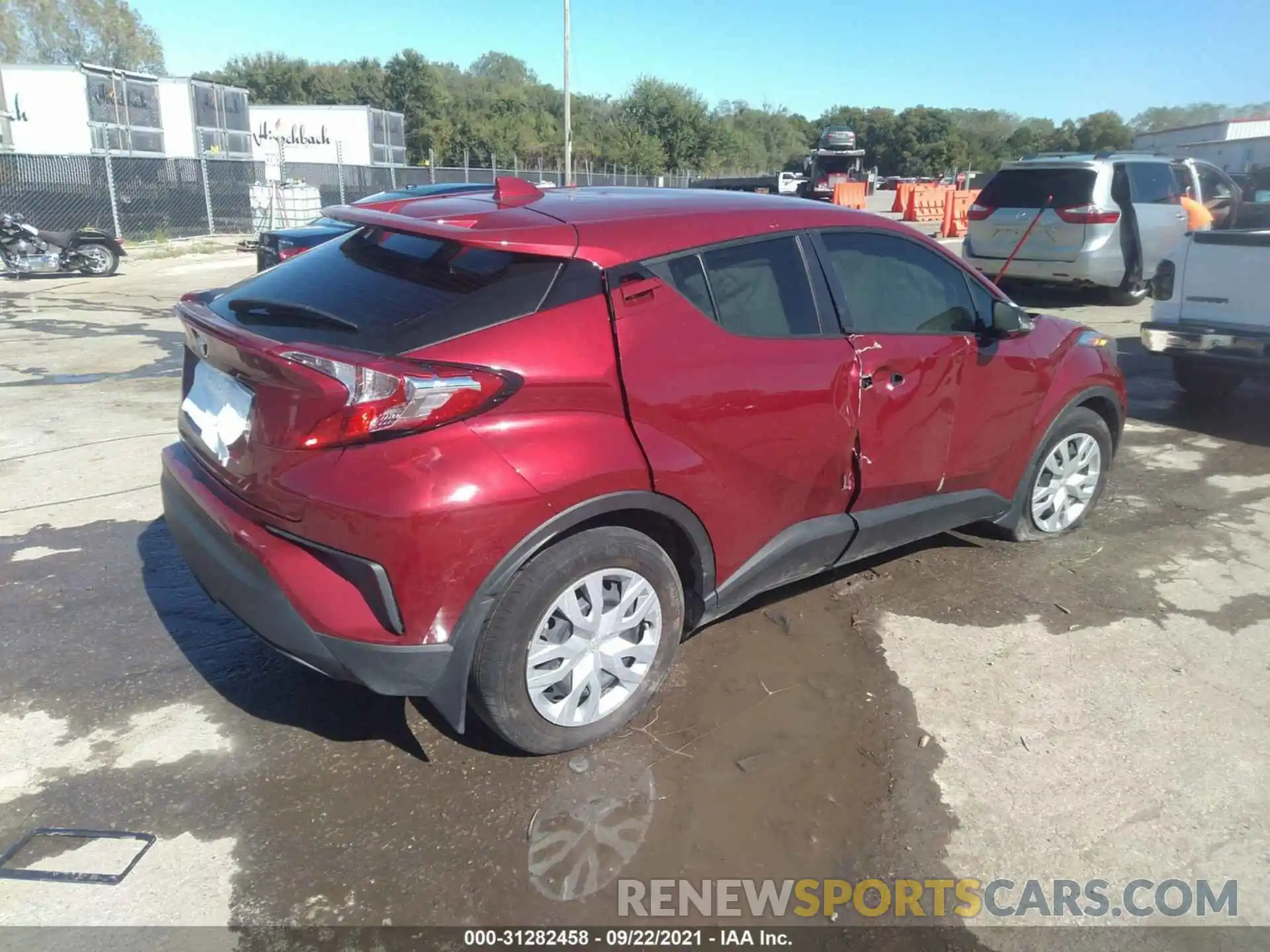 4 Photograph of a damaged car JTNKHMBX8K1048650 TOYOTA C-HR 2019