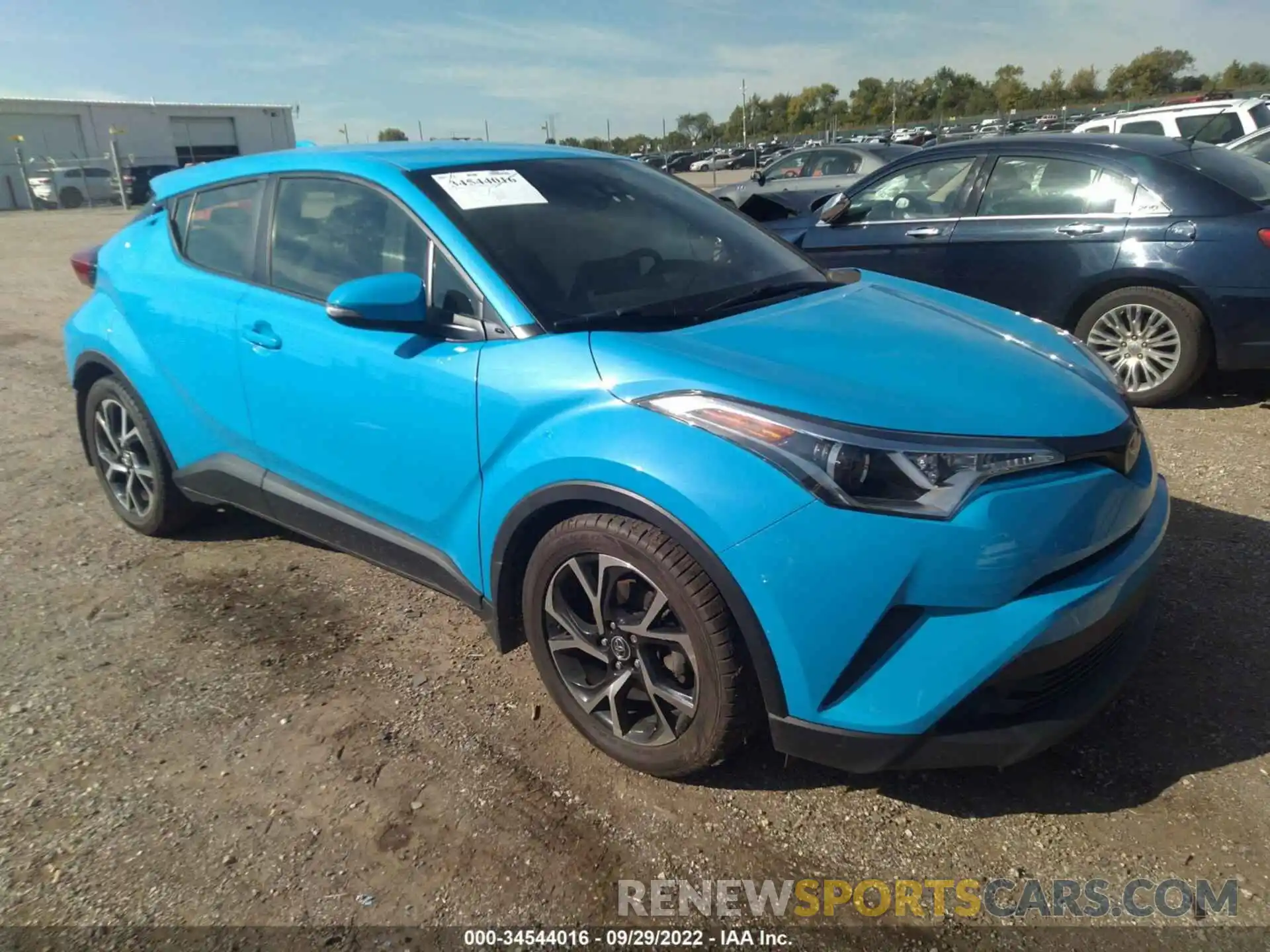 1 Photograph of a damaged car JTNKHMBX8K1051502 TOYOTA C-HR 2019