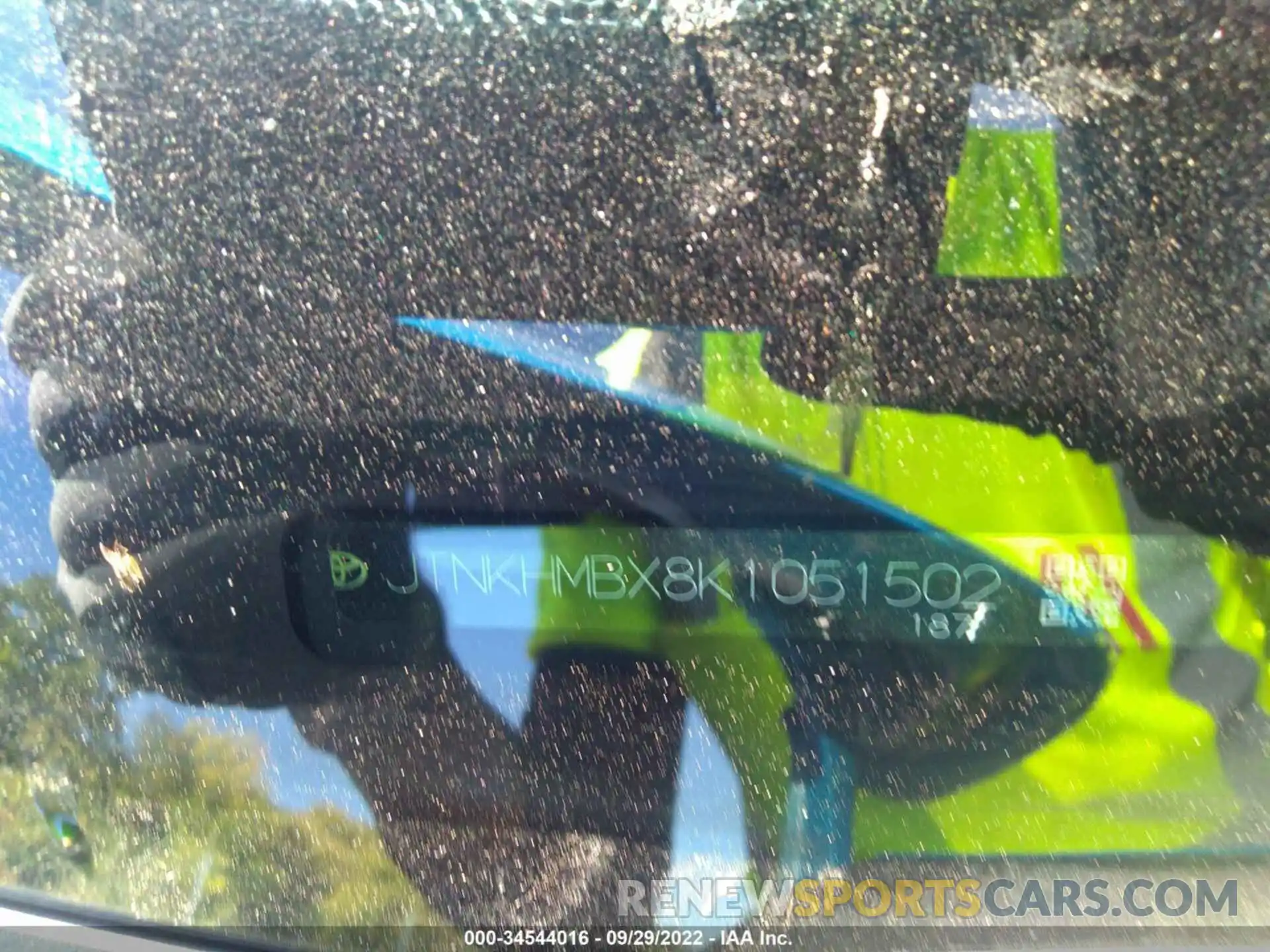 9 Photograph of a damaged car JTNKHMBX8K1051502 TOYOTA C-HR 2019