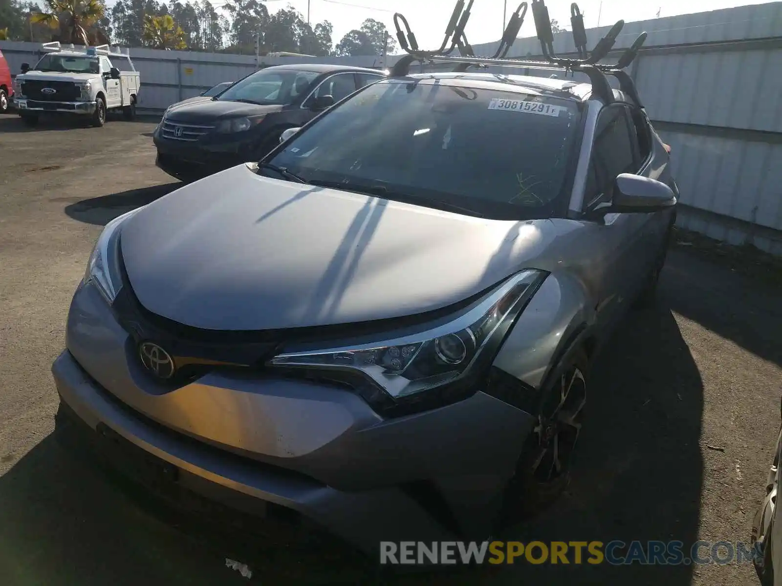 2 Photograph of a damaged car JTNKHMBX8K1052584 TOYOTA C-HR 2019