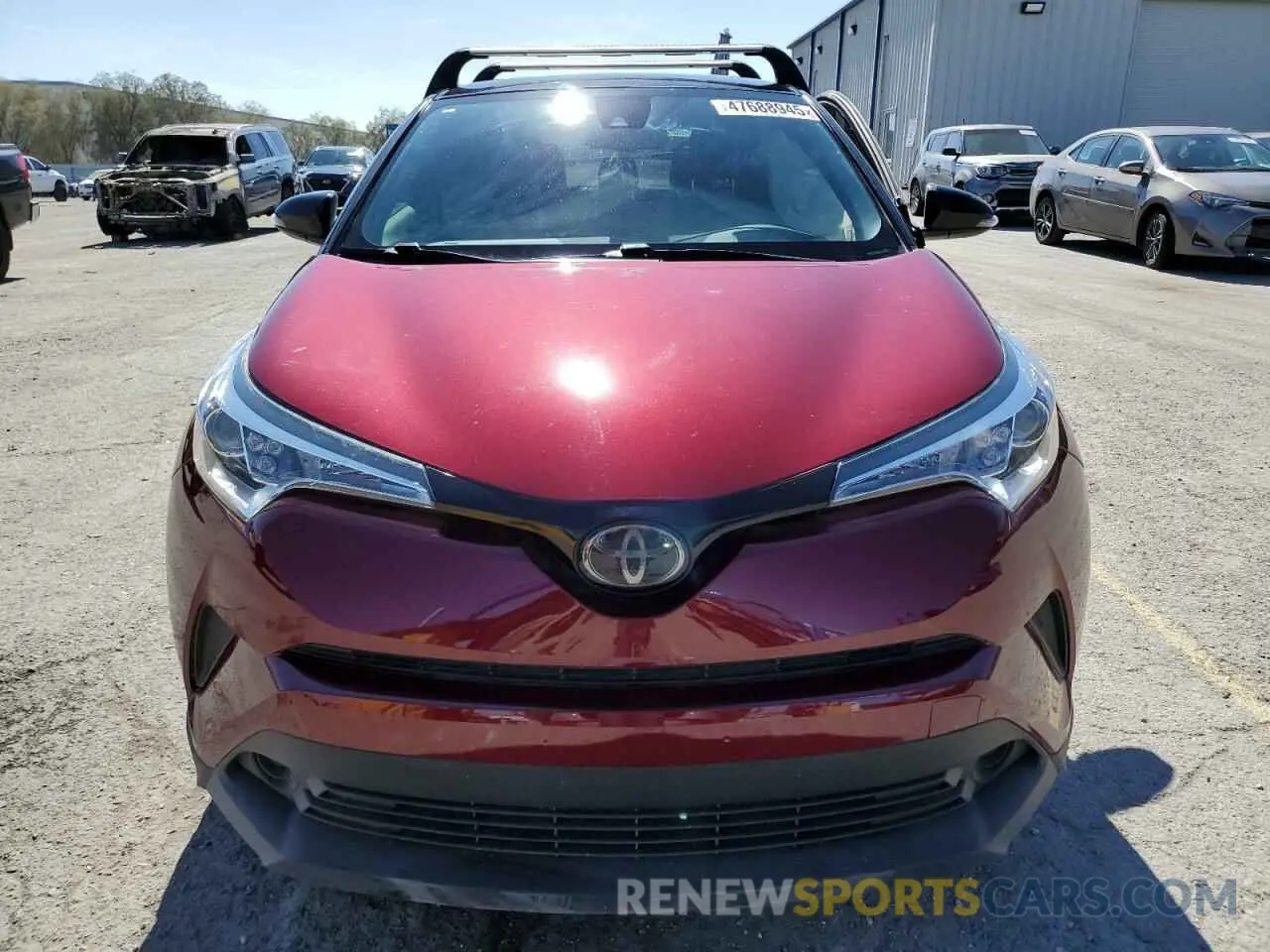 5 Photograph of a damaged car JTNKHMBX8K1052603 TOYOTA C-HR 2019