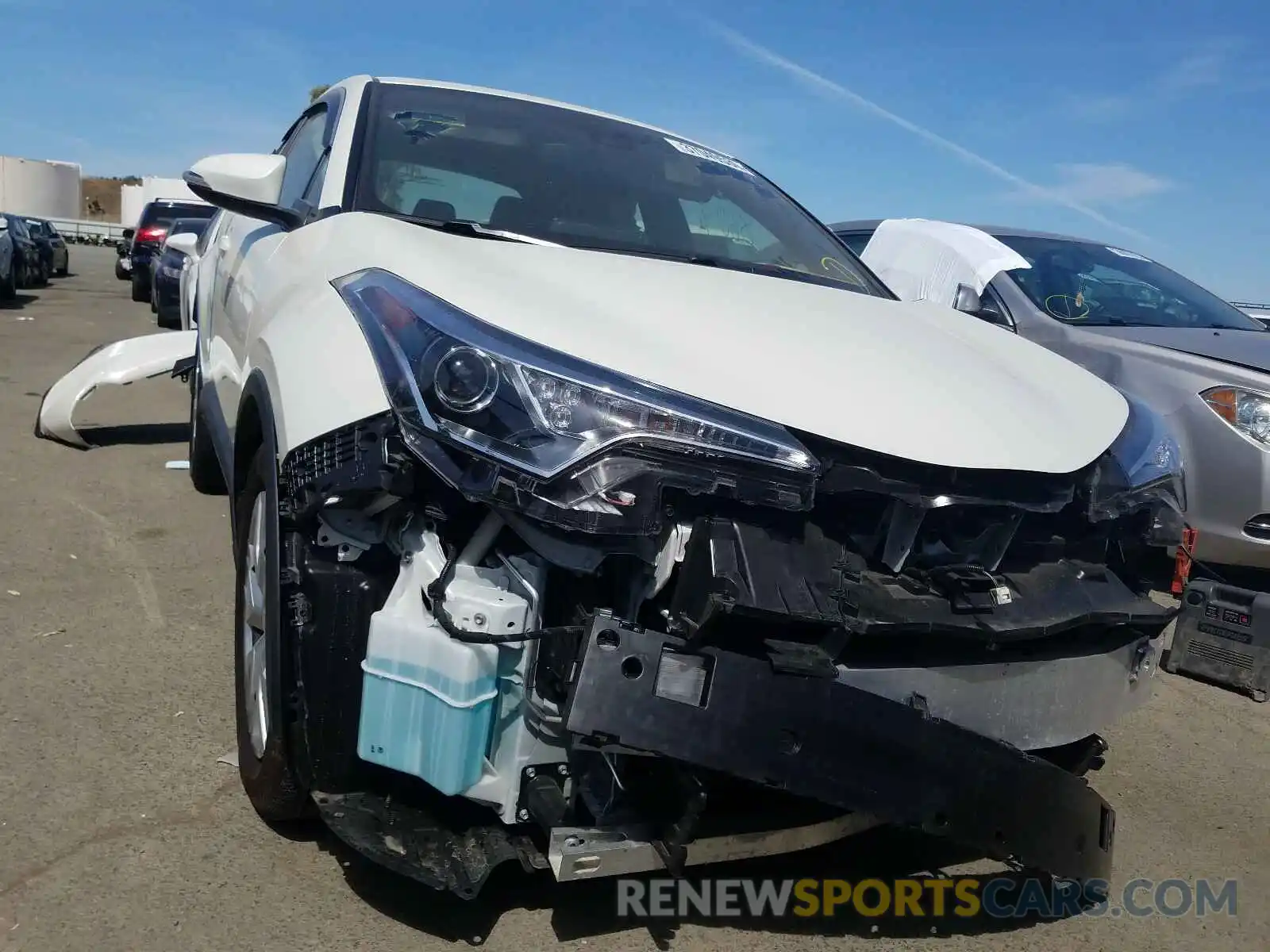 1 Photograph of a damaged car JTNKHMBX8K1053654 TOYOTA C-HR 2019