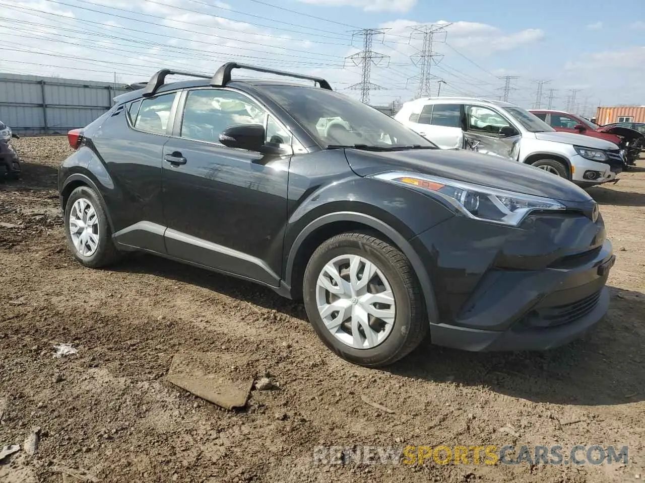 4 Photograph of a damaged car JTNKHMBX8K1054416 TOYOTA C-HR 2019