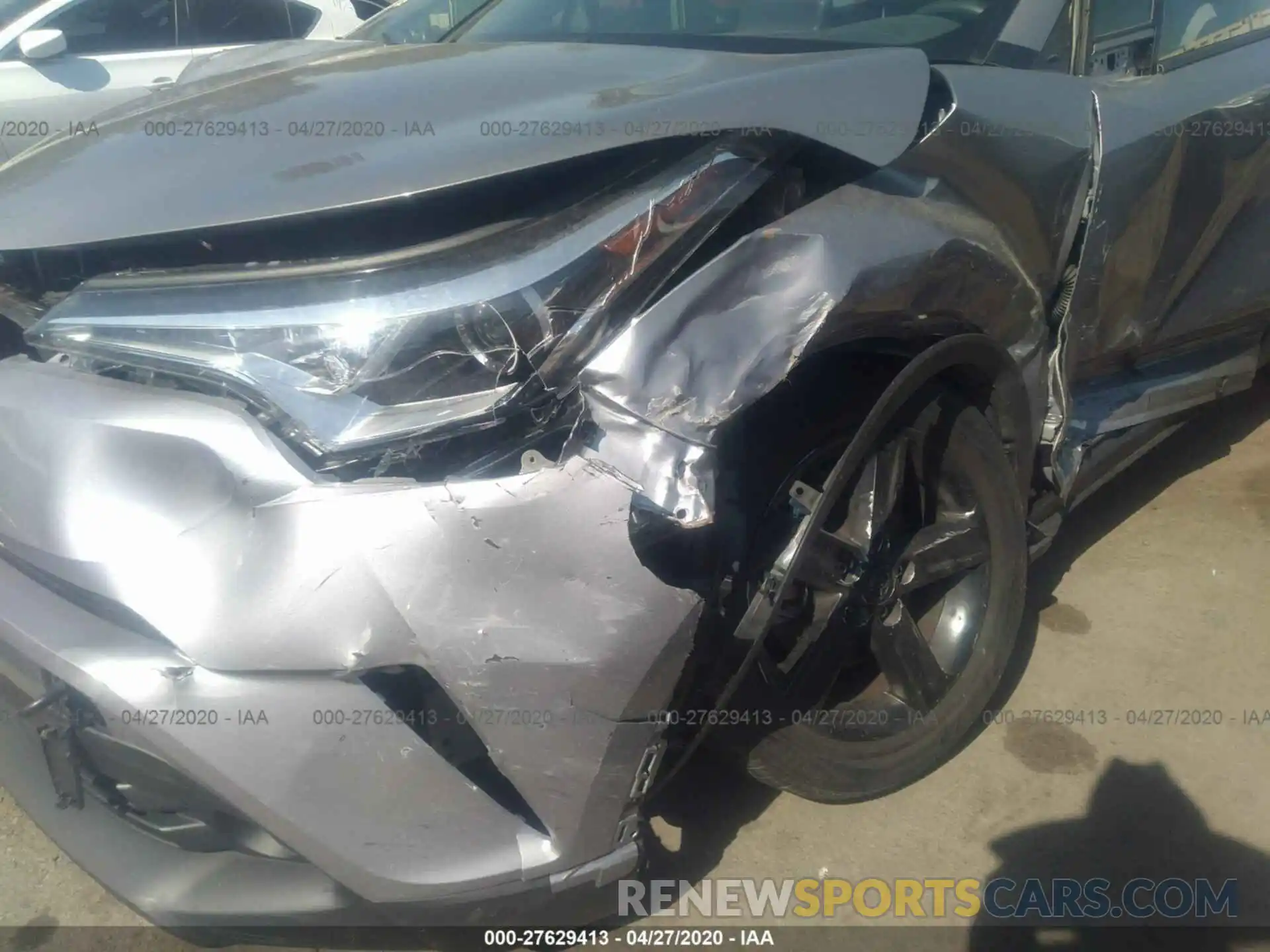 6 Photograph of a damaged car JTNKHMBX8K1054917 TOYOTA C-HR 2019